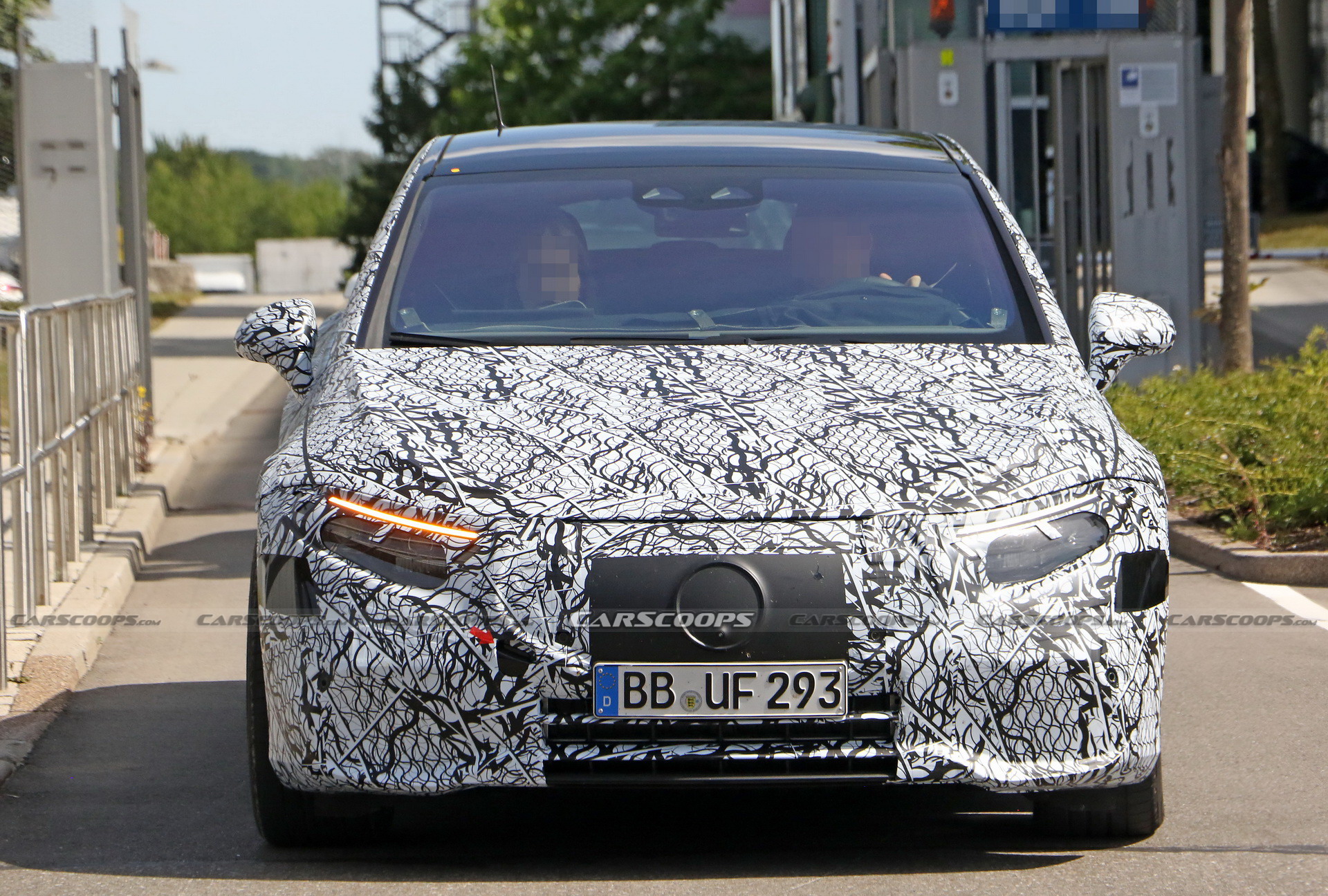 Mercedes-Benz Spied Benchmarking New EQS Electric Sedan Against Teslas
