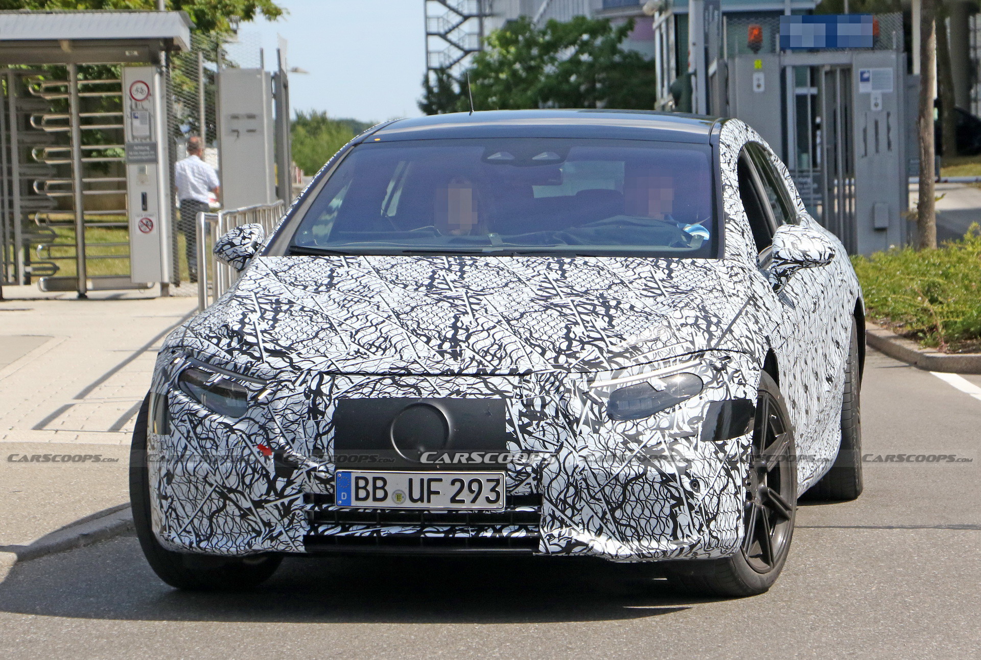 Mercedes-Benz Spied Benchmarking New EQS Electric Sedan Against Teslas