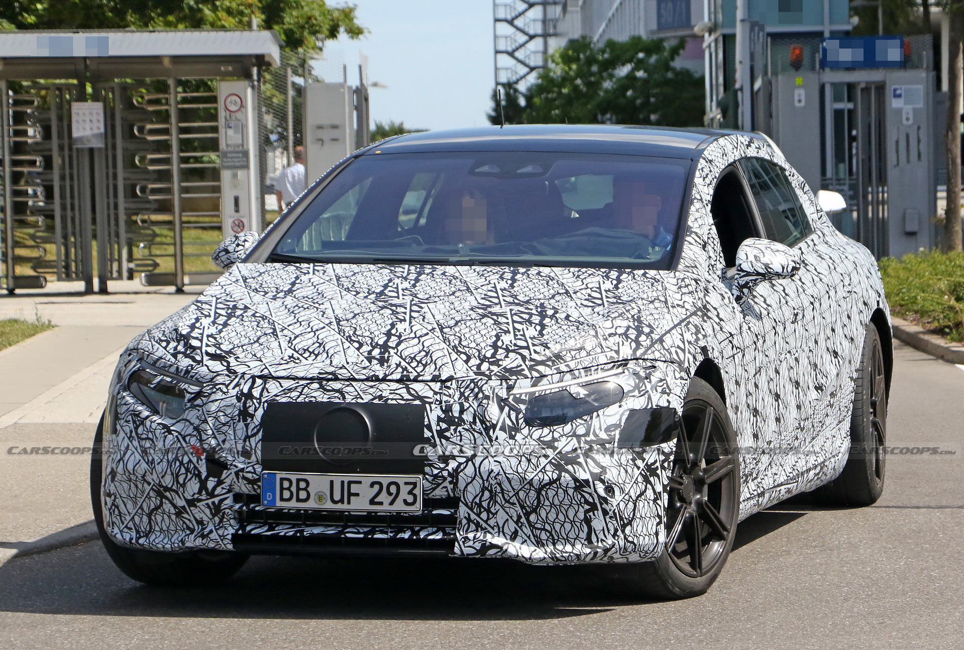 Mercedes-Benz Spied Benchmarking New EQS Electric Sedan Against Teslas