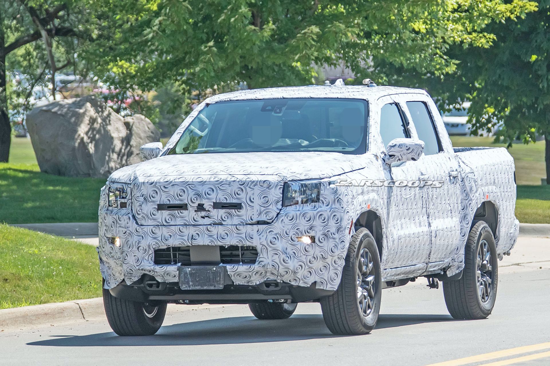 All-New Nissan Frontier Makes Spy Debut, Looks Like A Baby Titan