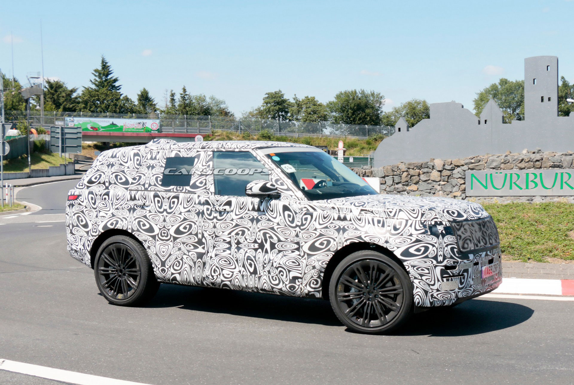 All-New 2022 Range Rover Trades Off-Roading For The Nurburgring As Testing Continues
