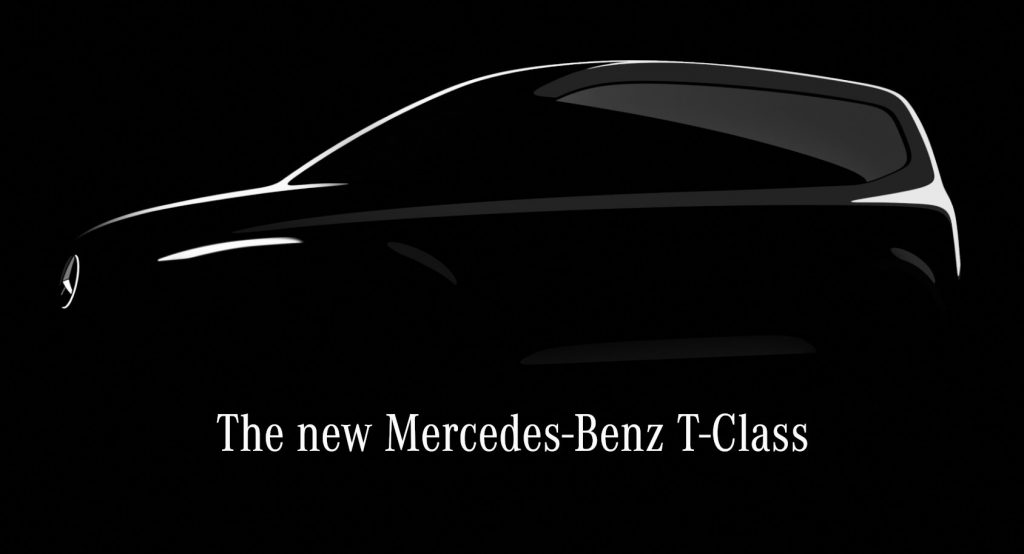  2022 Mercedes-Benz T-Class Compact Van Teased As The V-Class’ Smaller Sibling