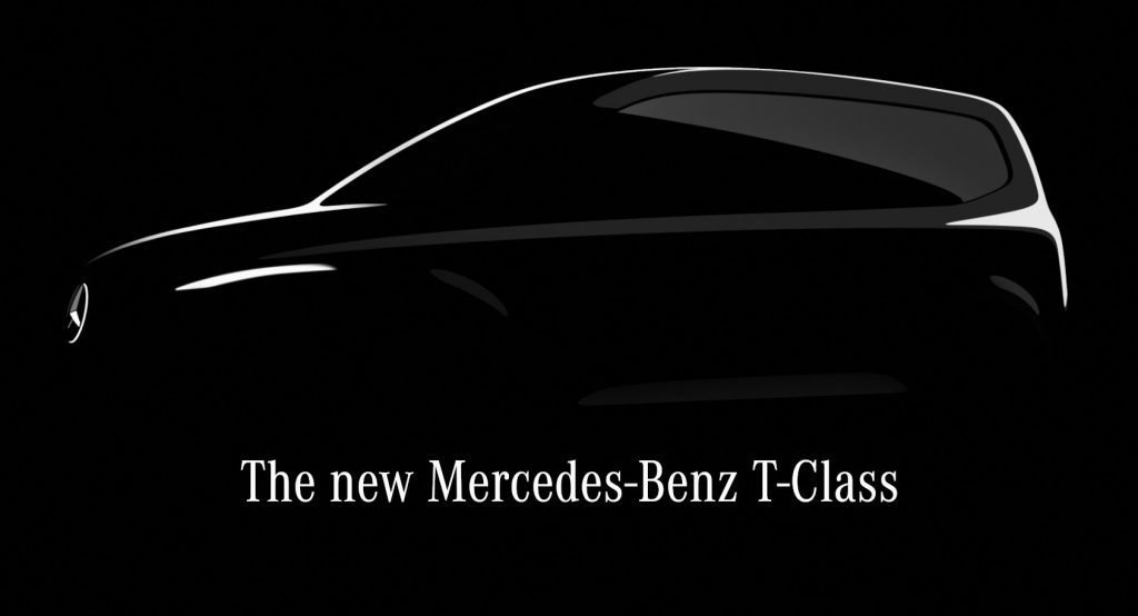 2022 Mercedes-Benz T-Class Compact Van Teased As The V-Class’ Smaller Sibling