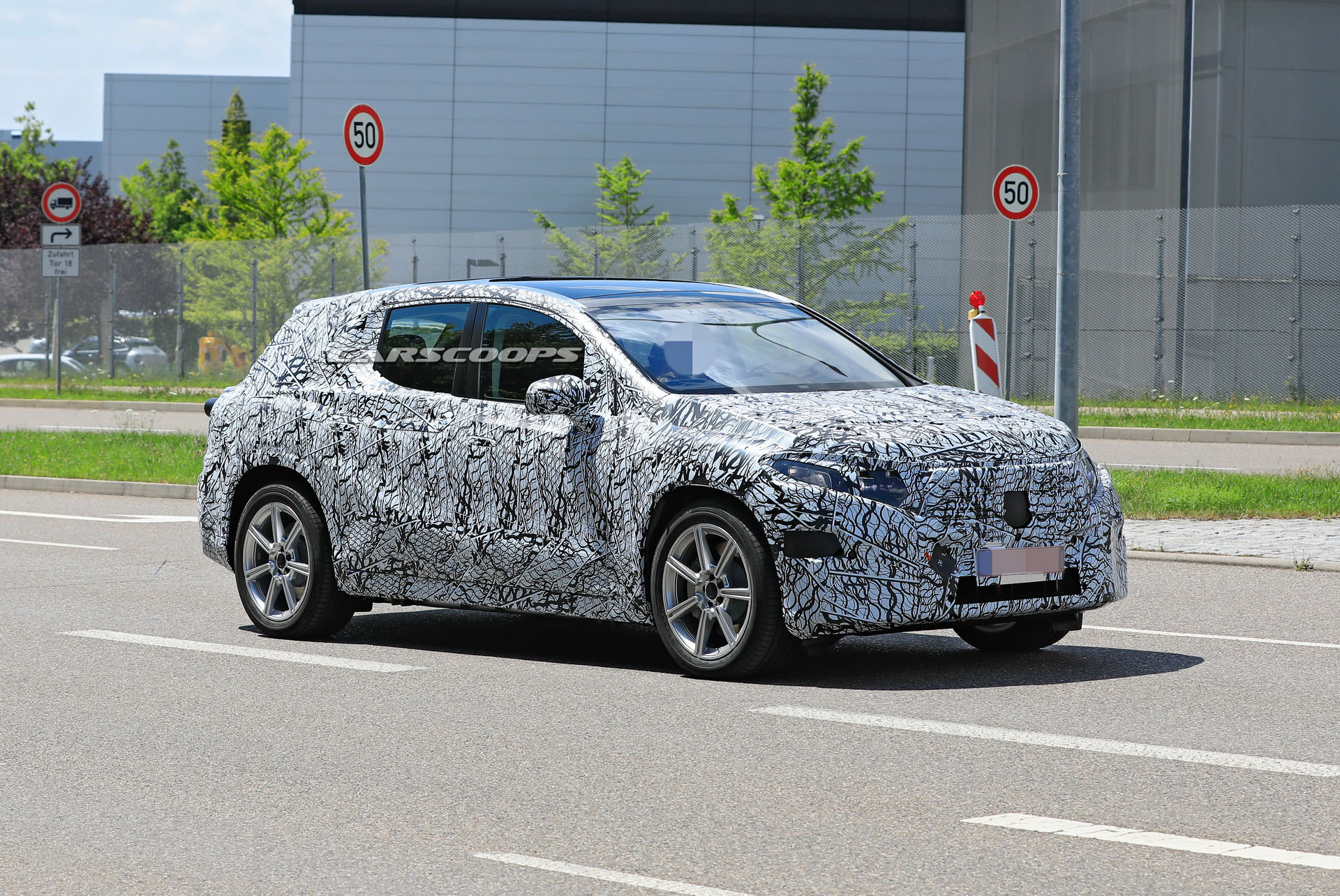 All-New Mercedes EQ Electric Crossover Makes Spy Debut In Prototype Form