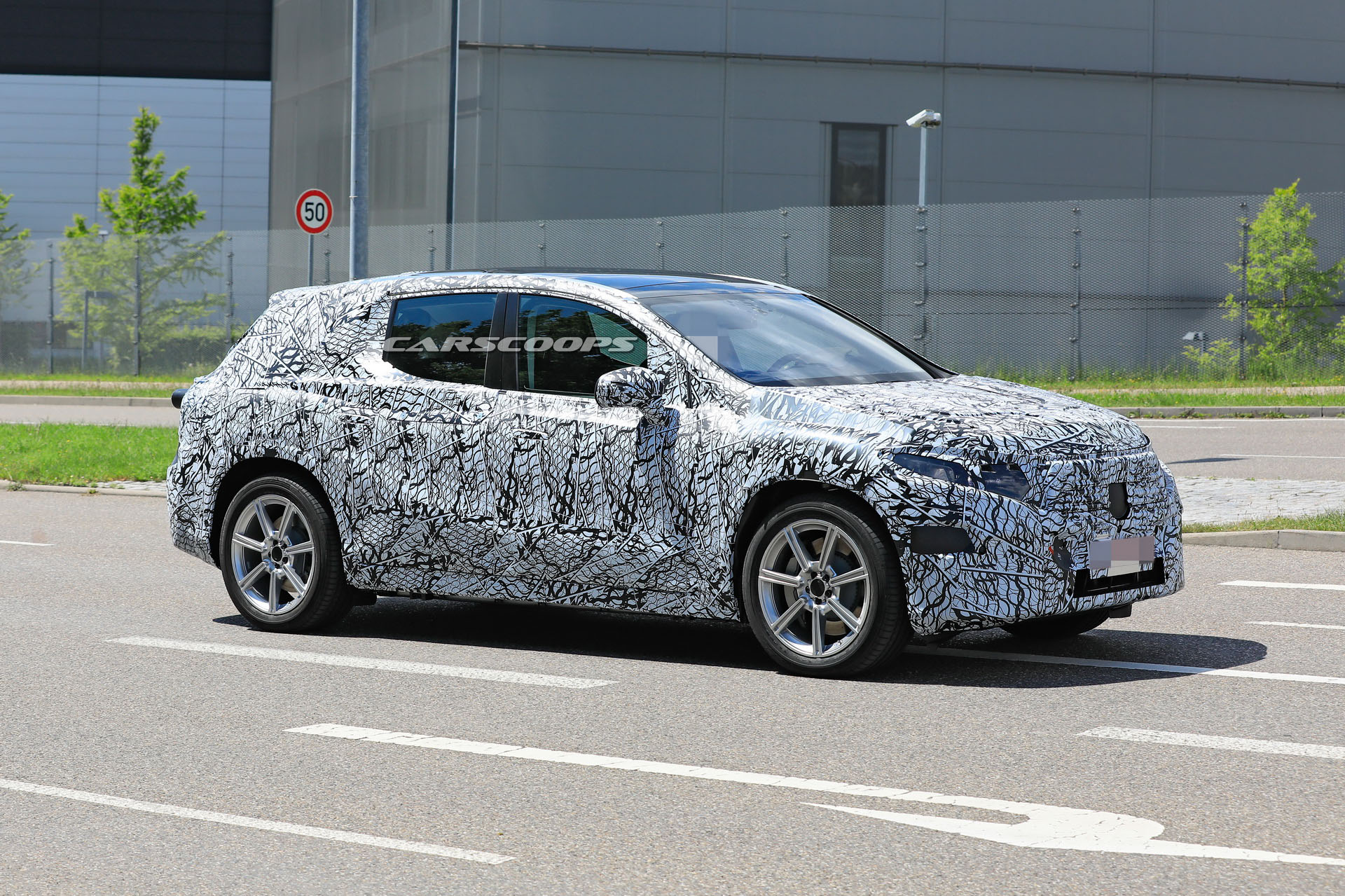 All-New Mercedes EQ Electric Crossover Makes Spy Debut In Prototype Form
