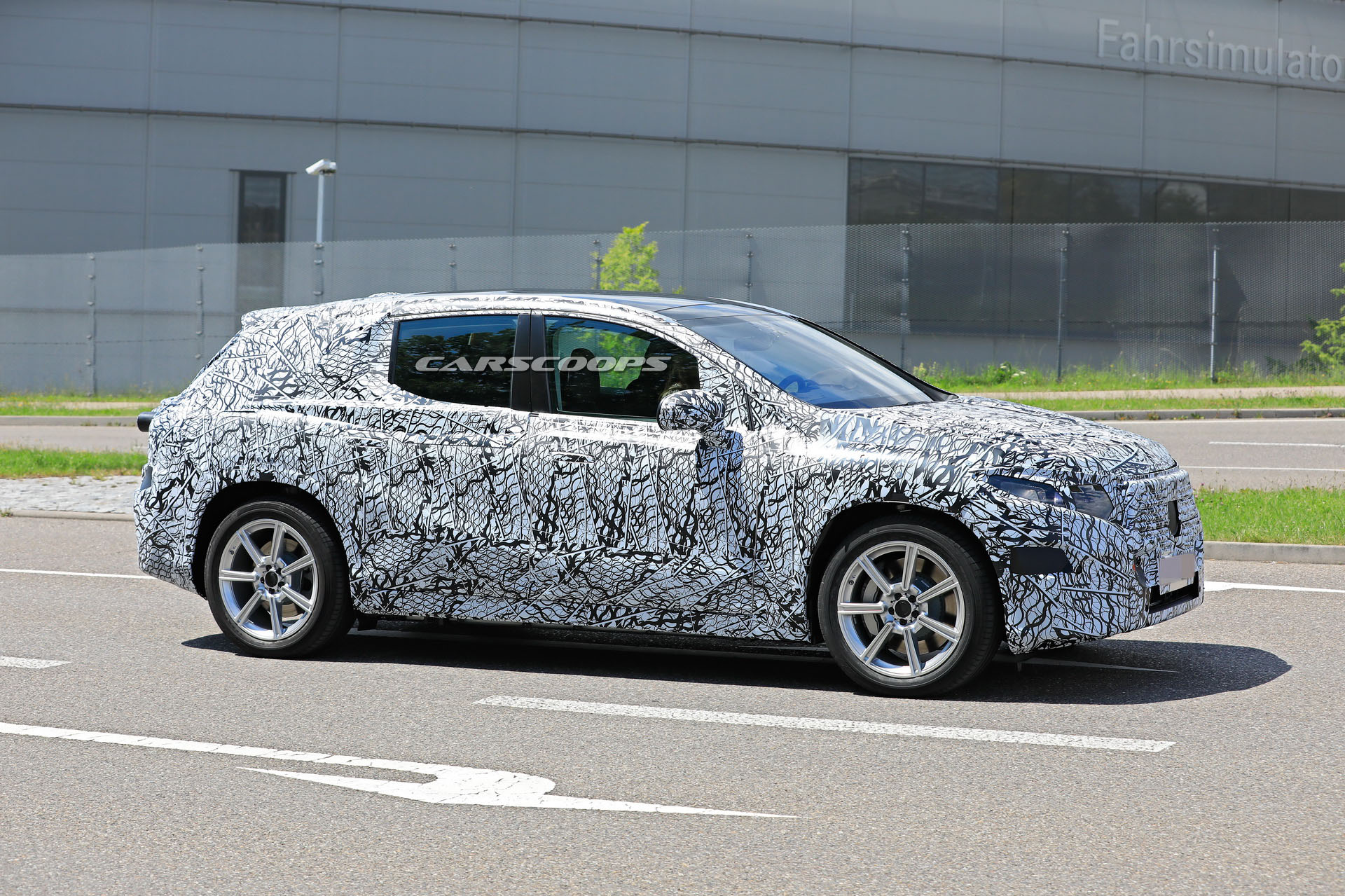 All-New Mercedes EQ Electric Crossover Makes Spy Debut In Prototype Form