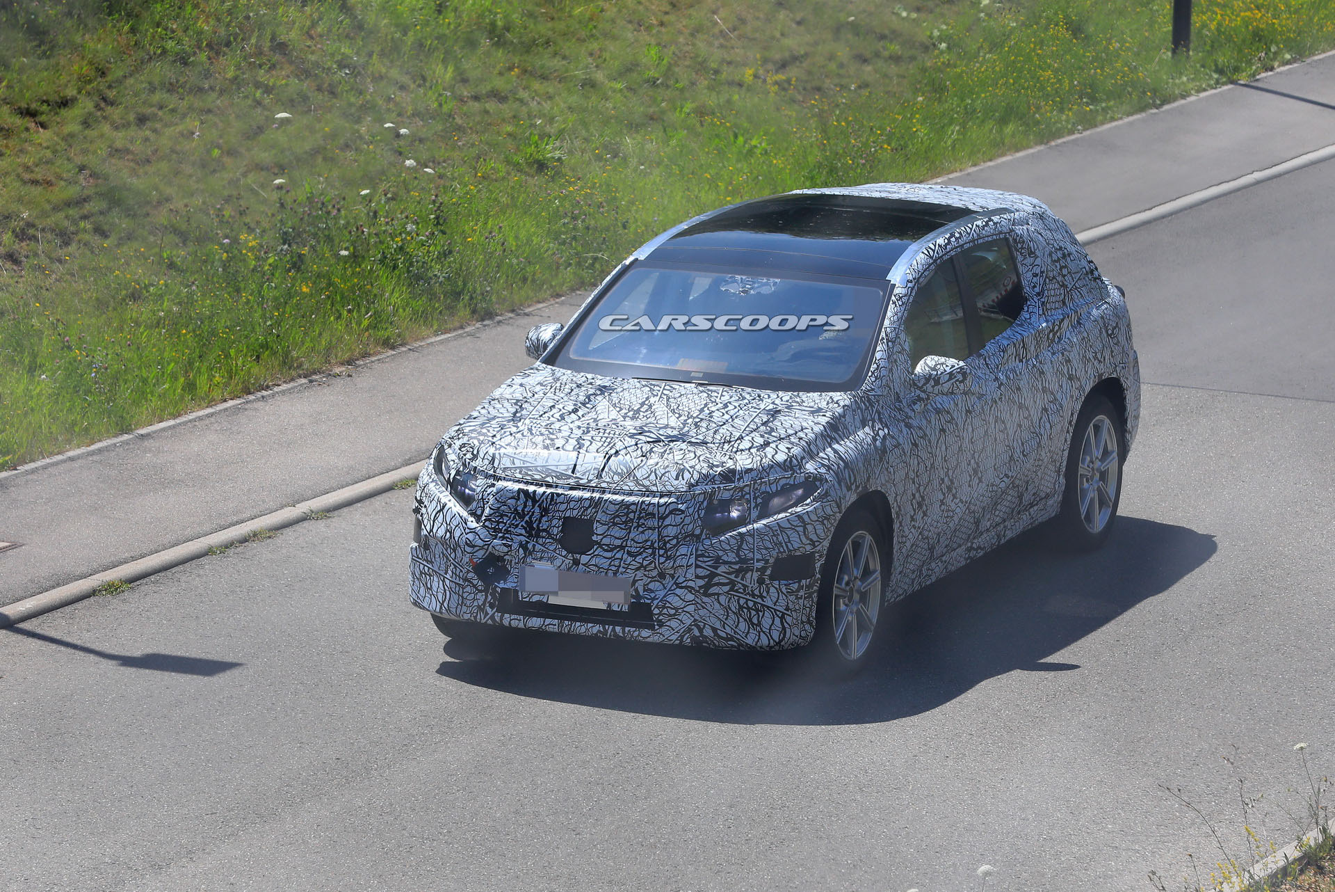 All-New Mercedes EQ Electric Crossover Makes Spy Debut In Prototype Form