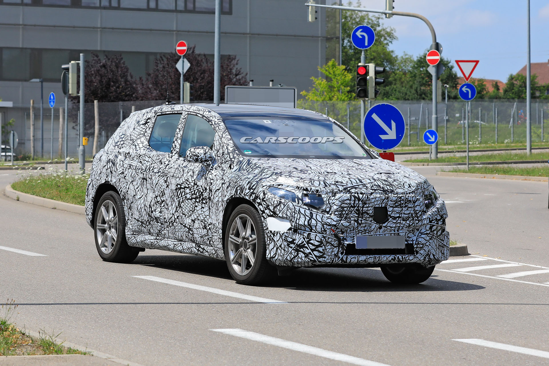 All-New Mercedes EQ Electric Crossover Makes Spy Debut In Prototype Form