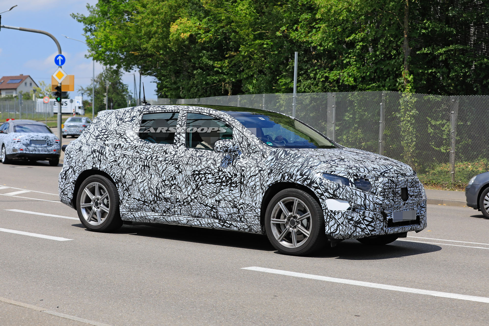 All-New Mercedes EQ Electric Crossover Makes Spy Debut In Prototype Form
