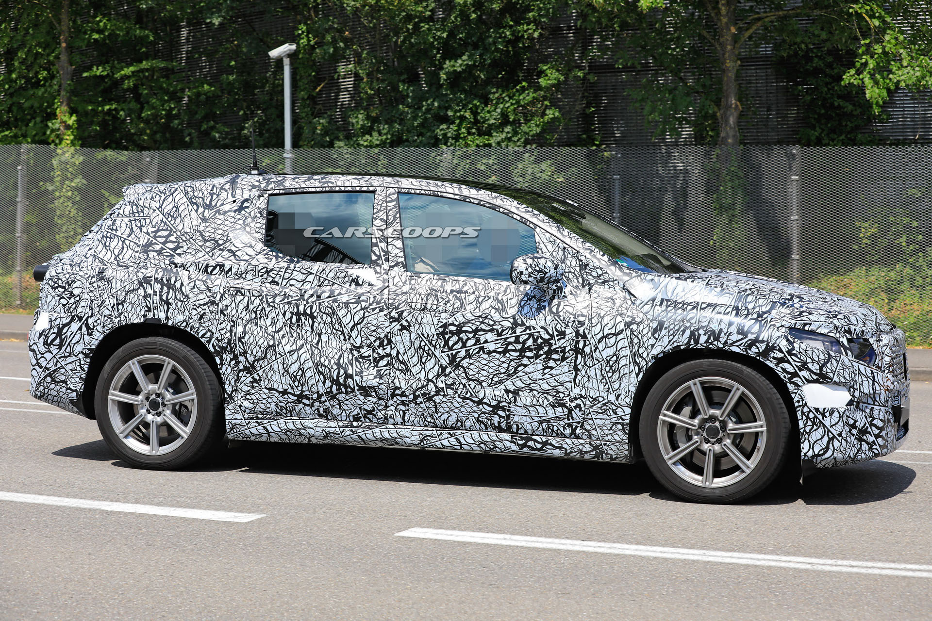 All-New Mercedes EQ Electric Crossover Makes Spy Debut In Prototype Form