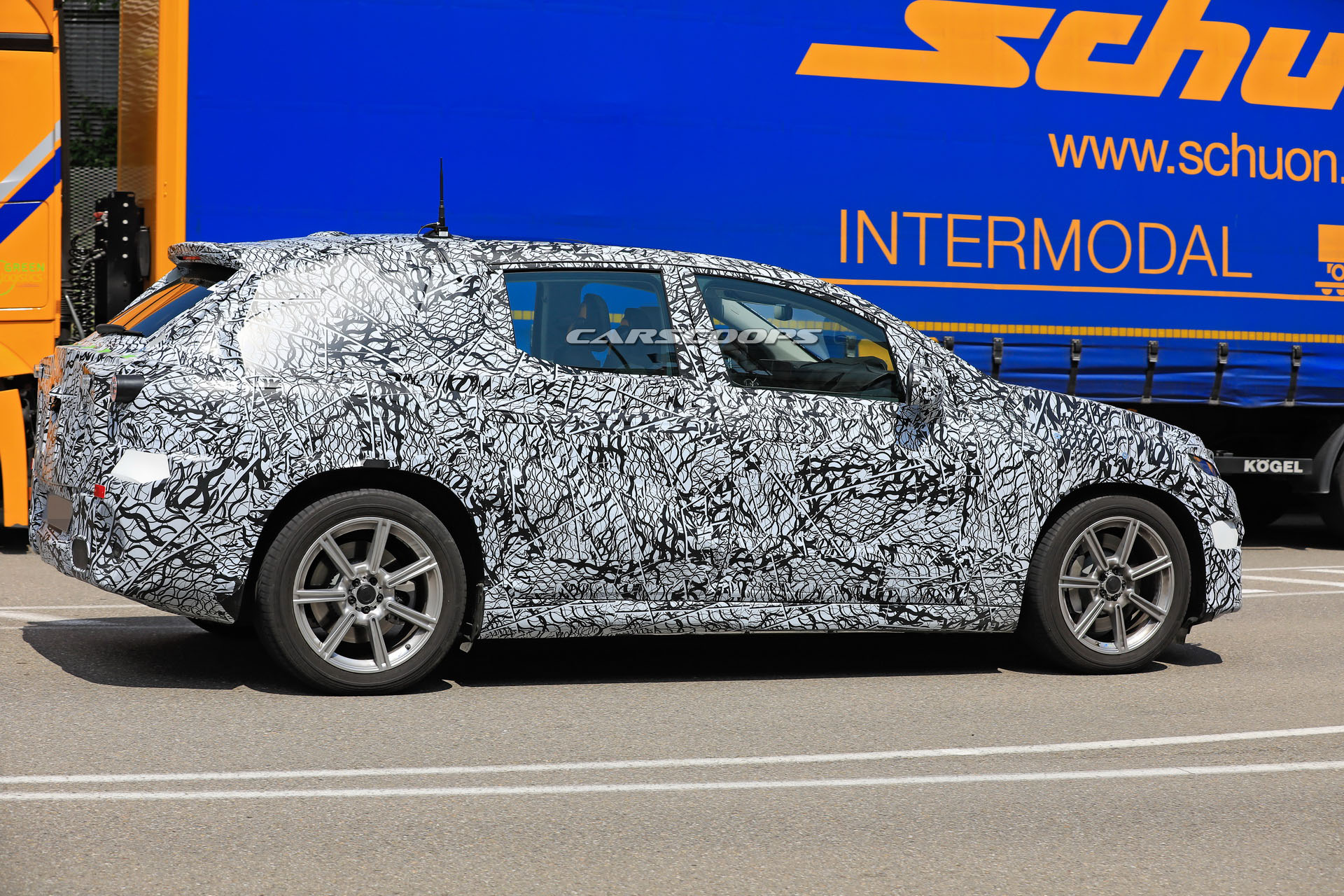 All-New Mercedes EQ Electric Crossover Makes Spy Debut In Prototype Form