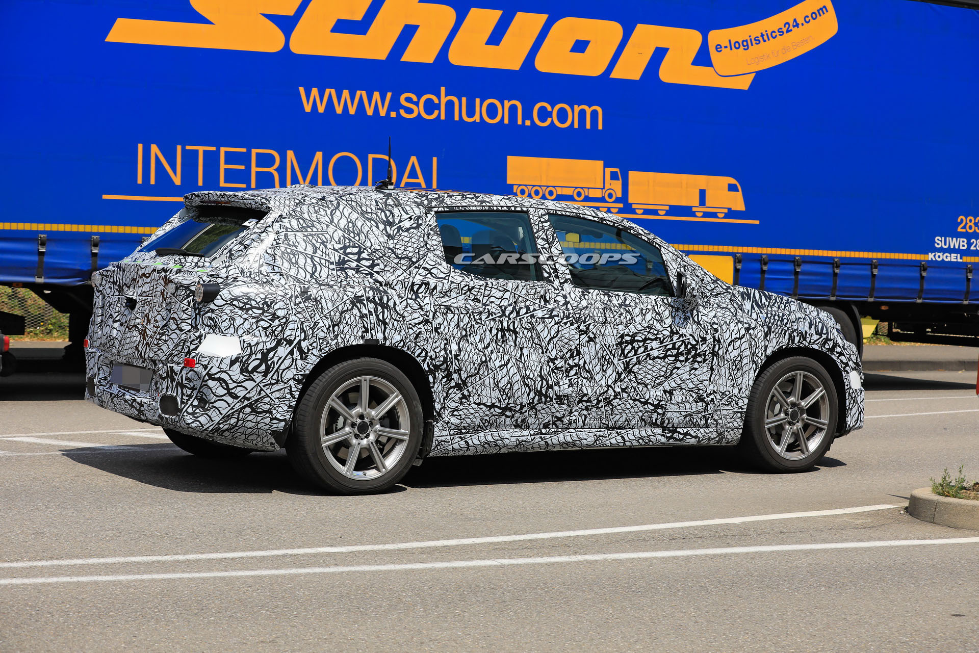 All-New Mercedes EQ Electric Crossover Makes Spy Debut In Prototype Form