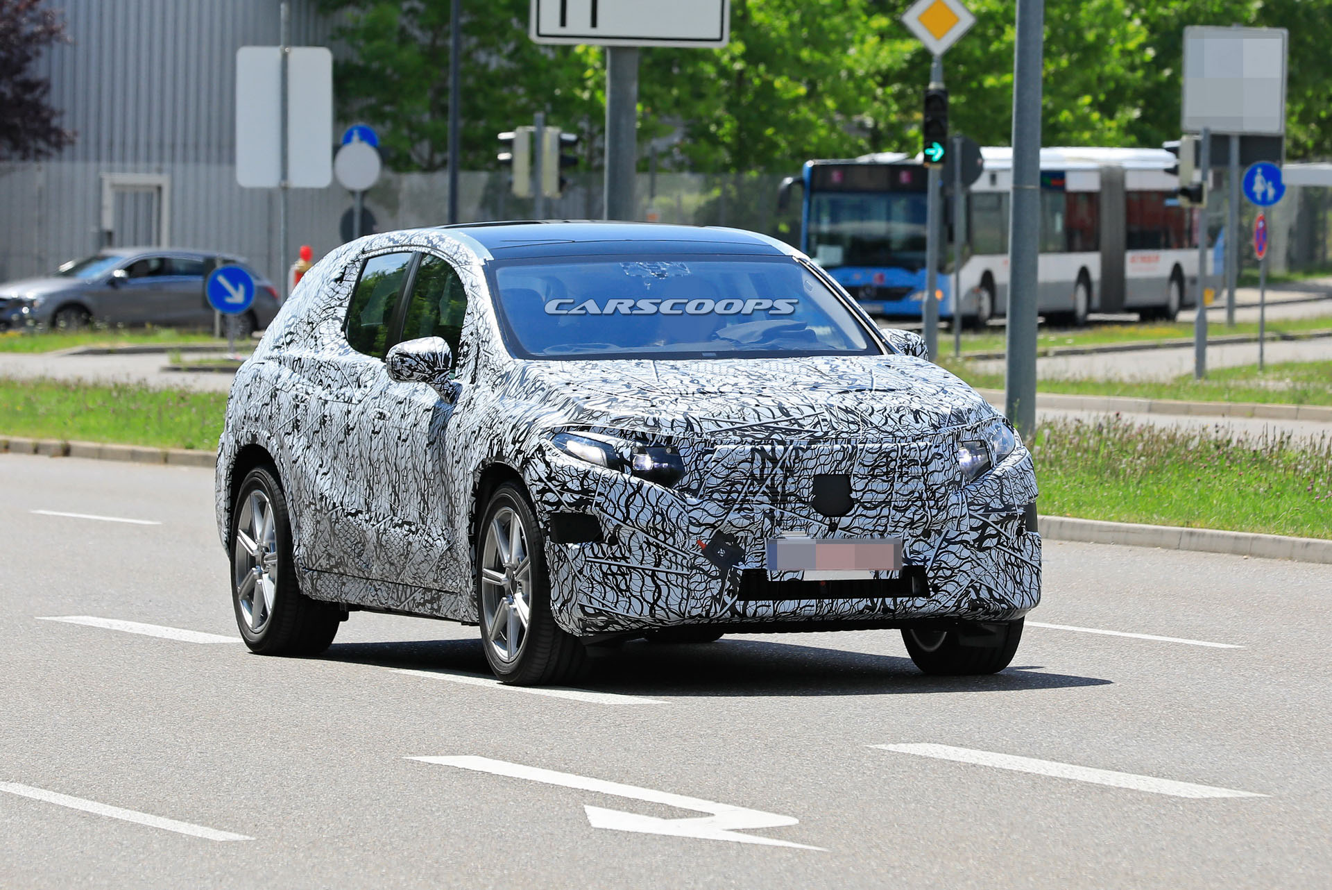 All-New Mercedes EQ Electric Crossover Makes Spy Debut In Prototype Form