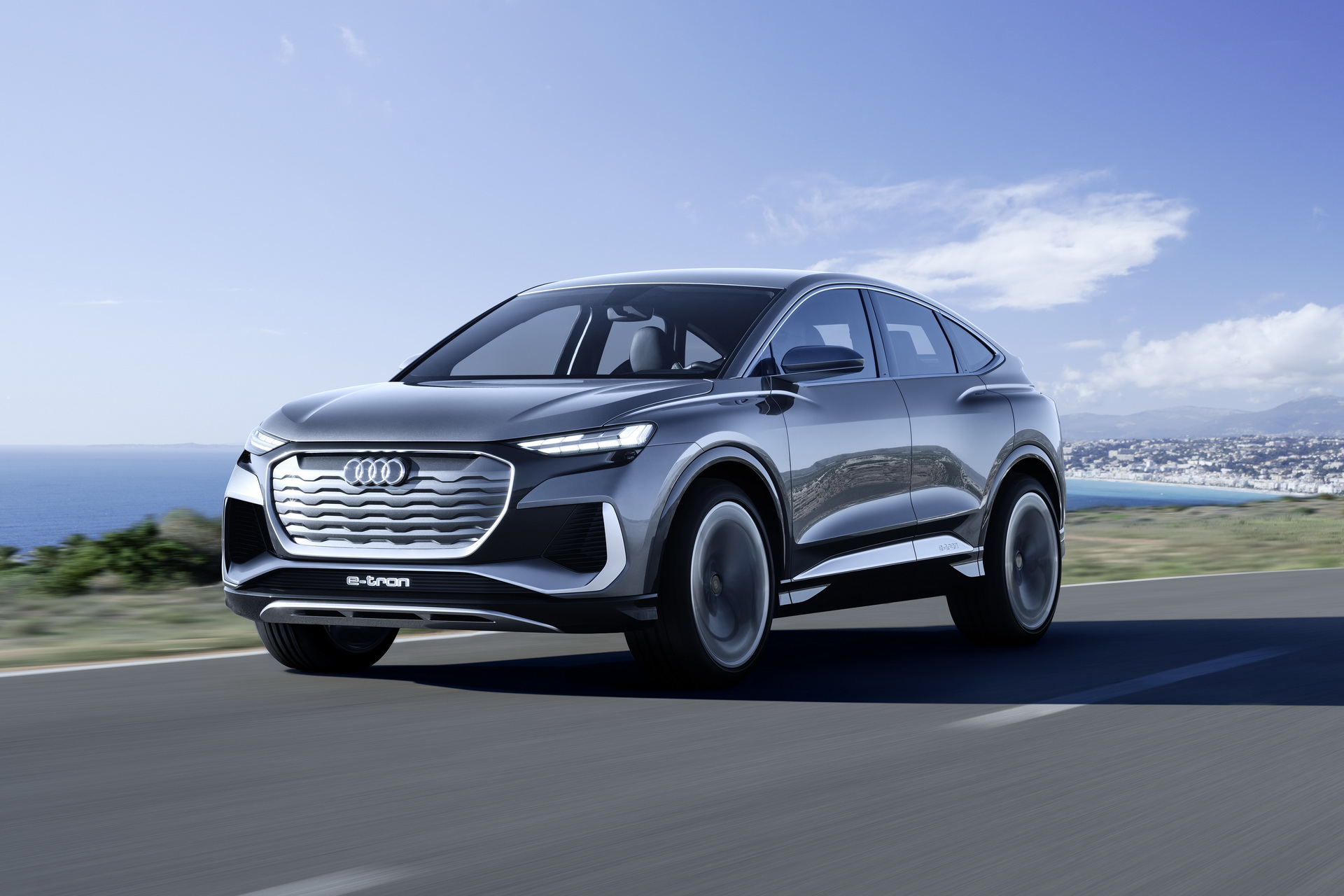 New Audi Q4 Sportback E-Tron Concept Previews An Affordable Electric Crossover Coupe