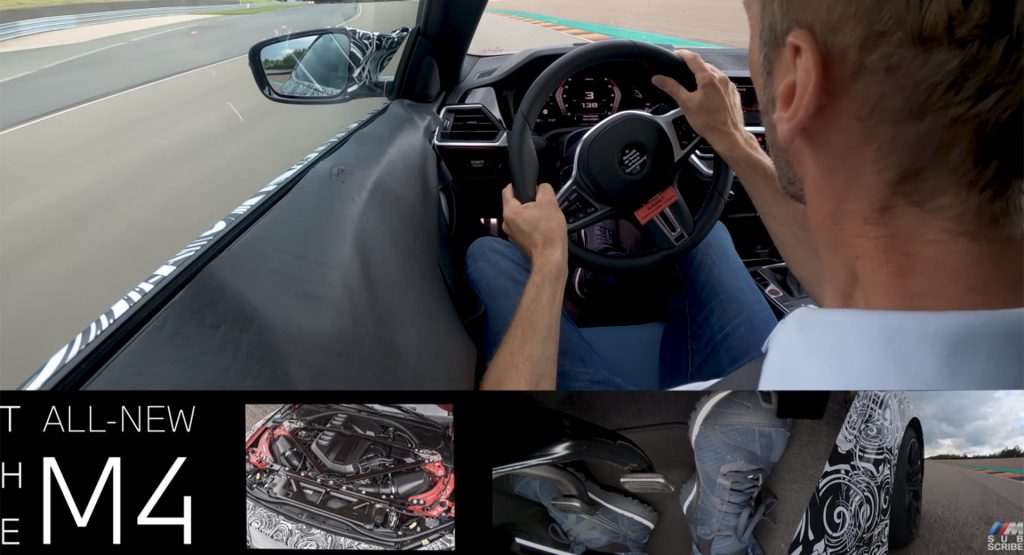  Watch The New 2021 BMW M4 Being Driven On Track