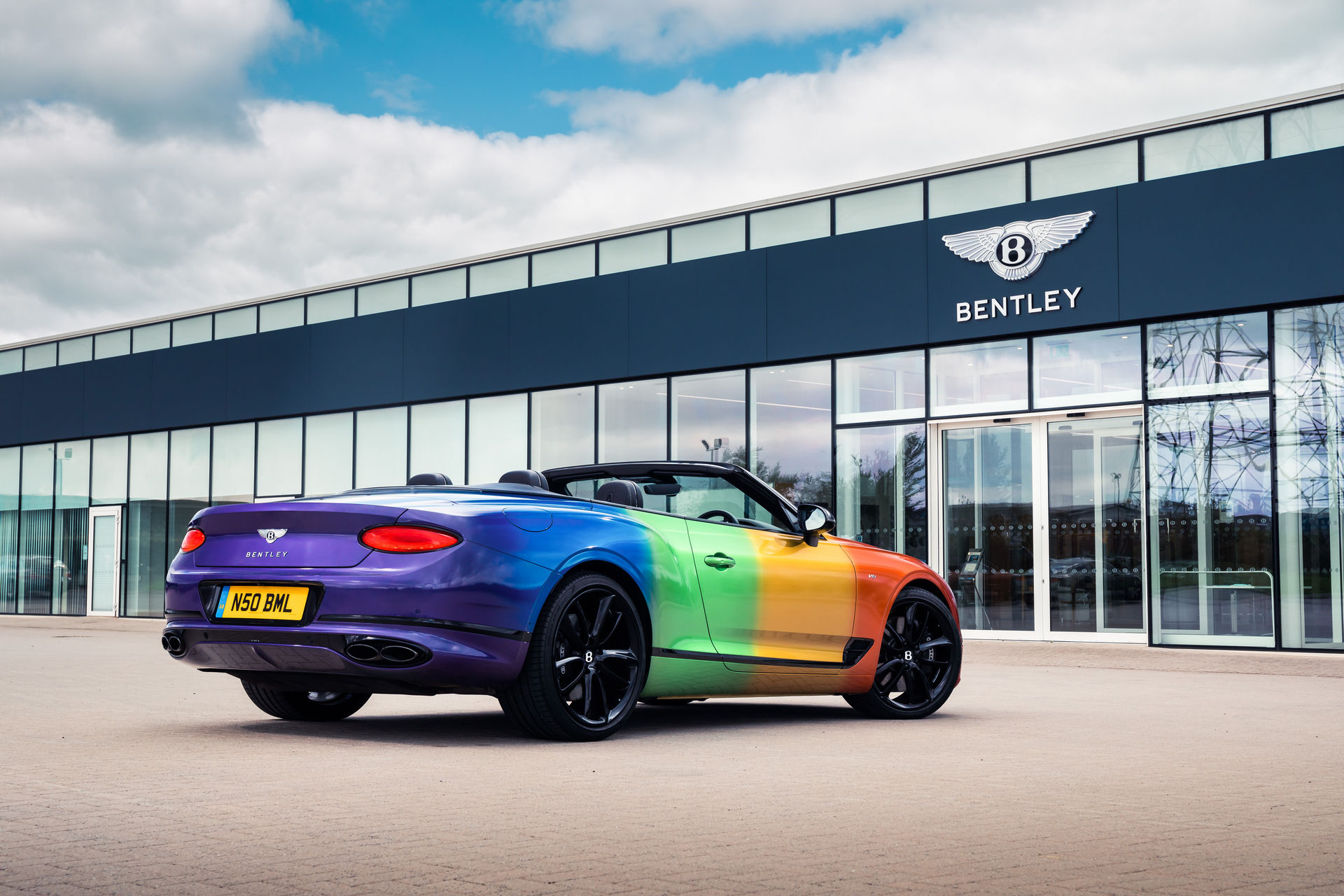 One-Off Bentley Continental GT Parades Its Rainbow Colors In Pride