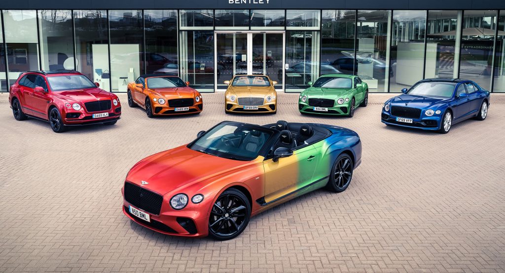  One-Off Bentley Continental GT Parades Its Rainbow Colors In Pride
