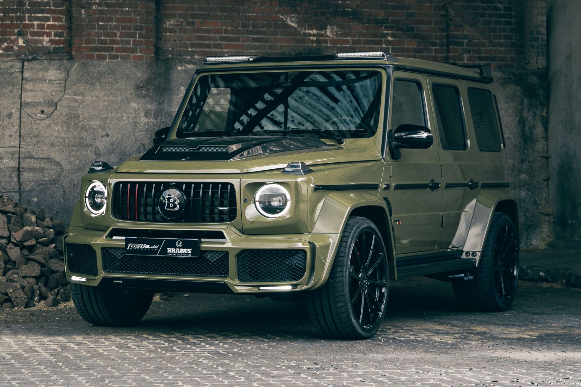 Brabus 700 Widestar Gains An Army Look Courtesy Of Fostla