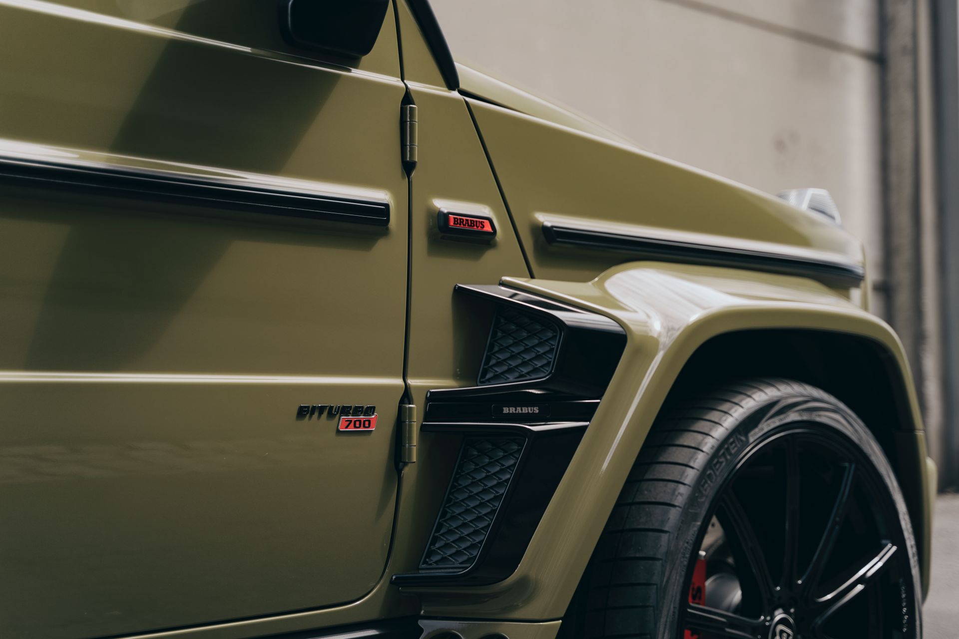 Brabus 700 Widestar Gains An Army Look Courtesy Of Fostla