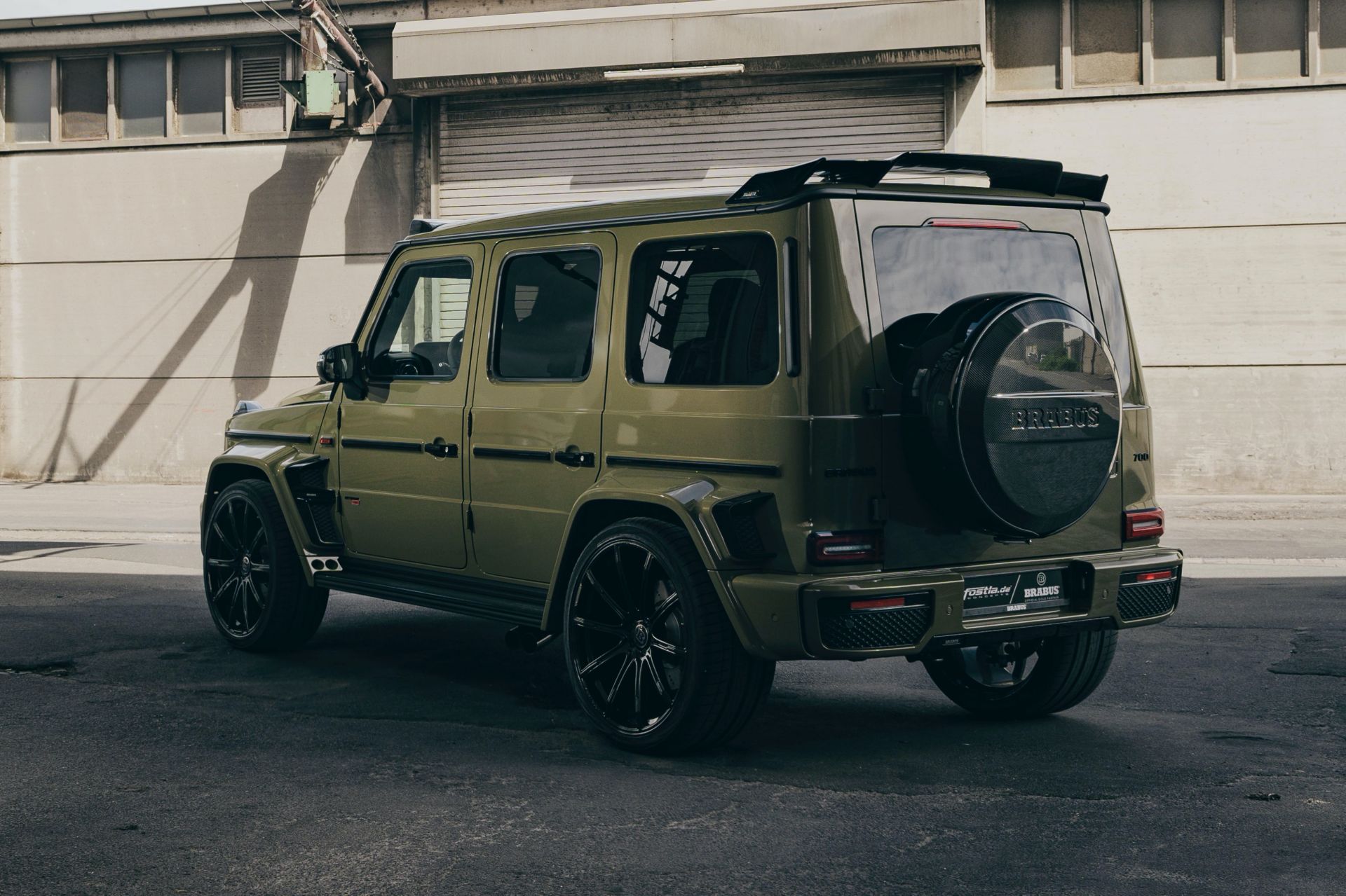 Brabus 700 Widestar Gains An Army Look Courtesy Of Fostla