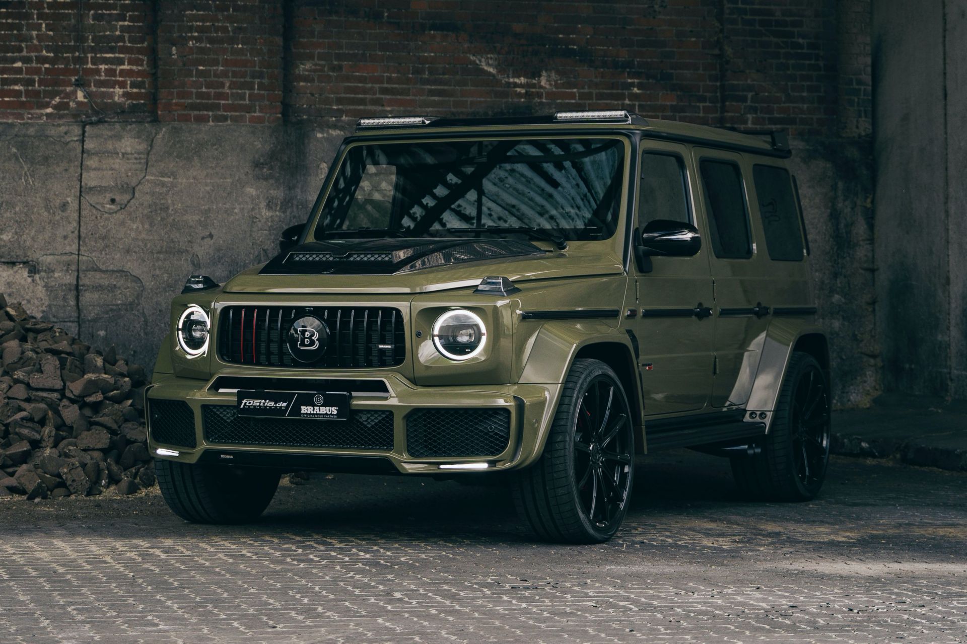 Brabus 700 Widestar Gains An Army Look Courtesy Of Fostla