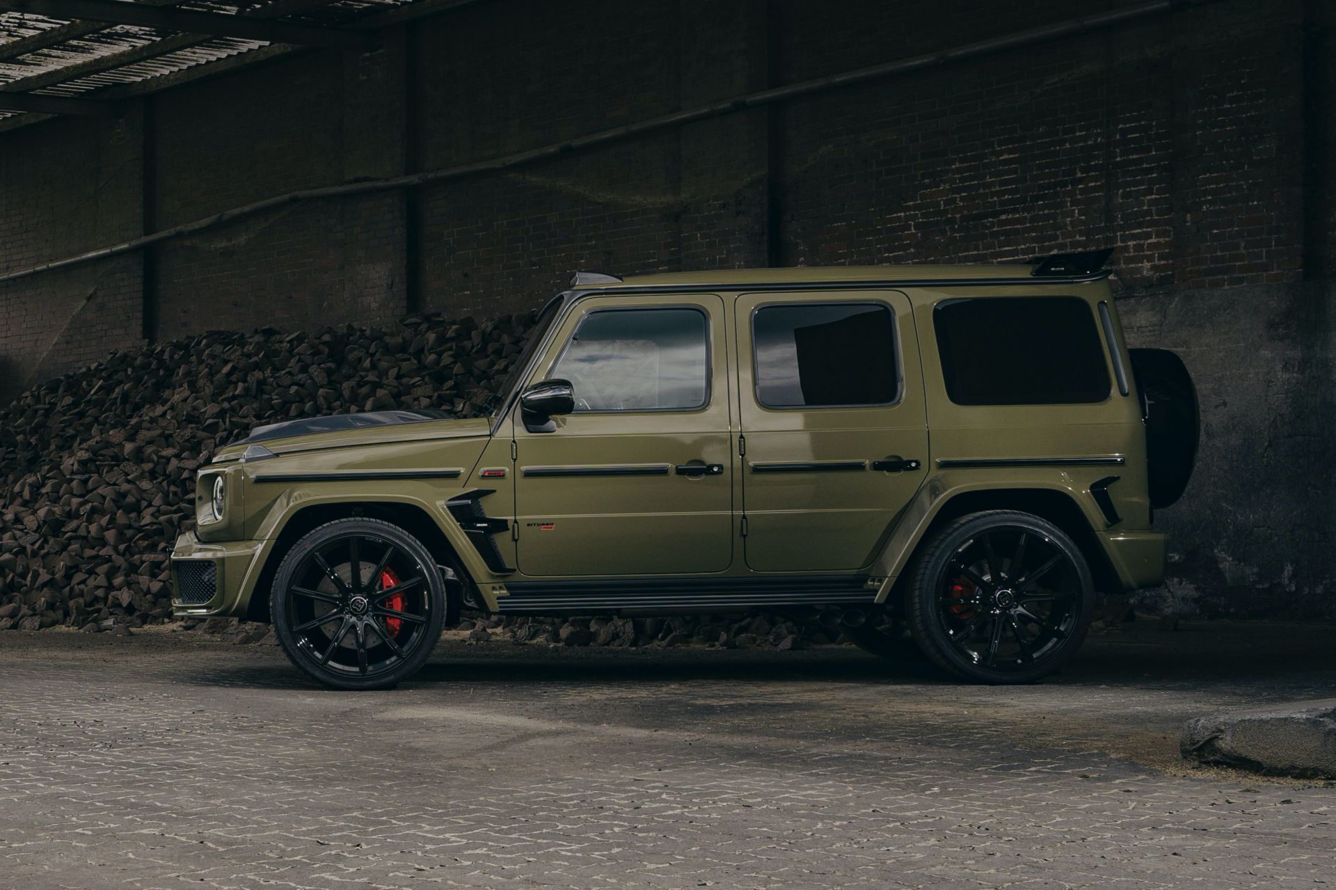 Brabus 700 Widestar Gains An Army Look Courtesy Of Fostla