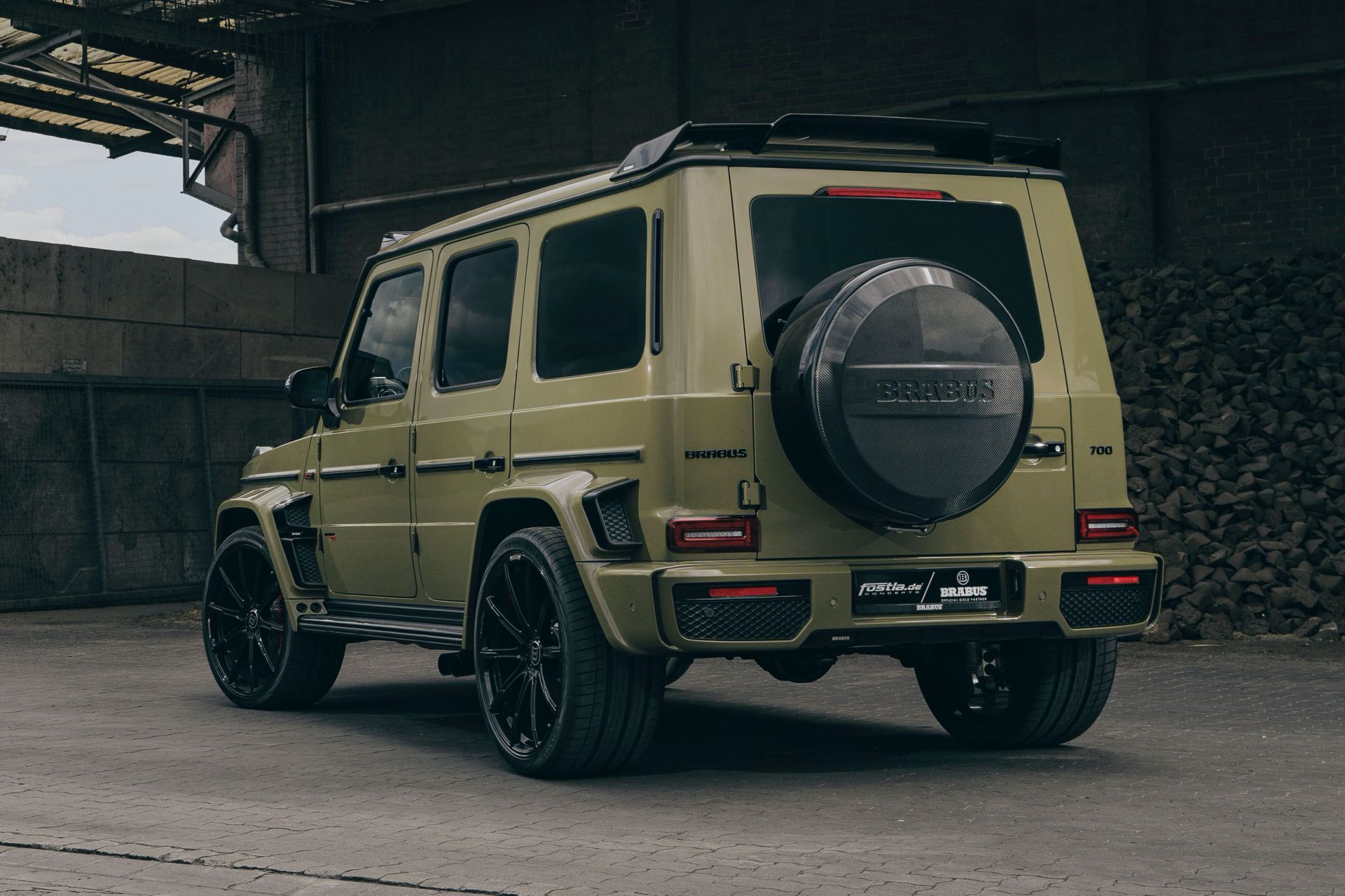 Brabus 700 Widestar Gains An Army Look Courtesy Of Fostla
