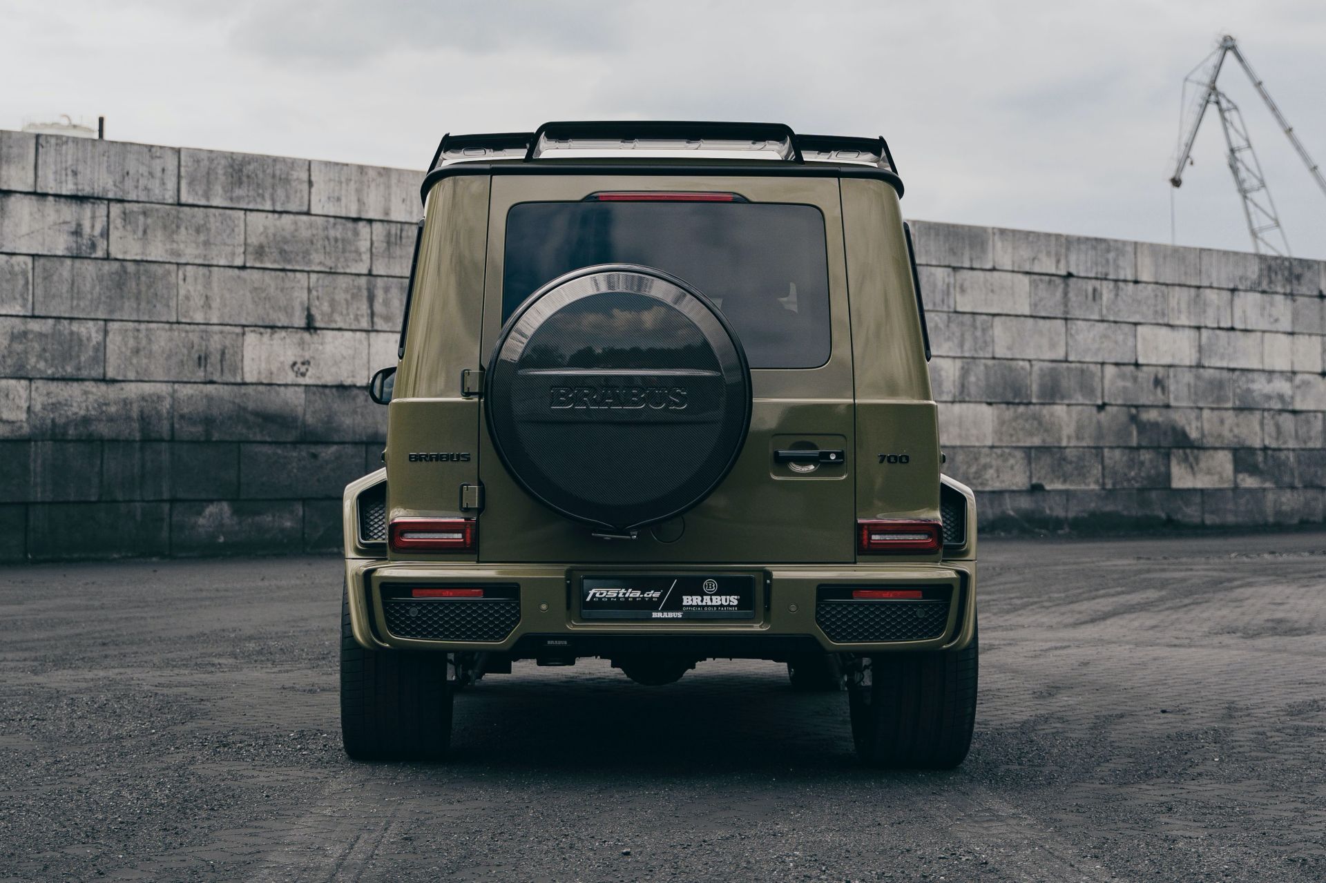 Brabus 700 Widestar Gains An Army Look Courtesy Of Fostla