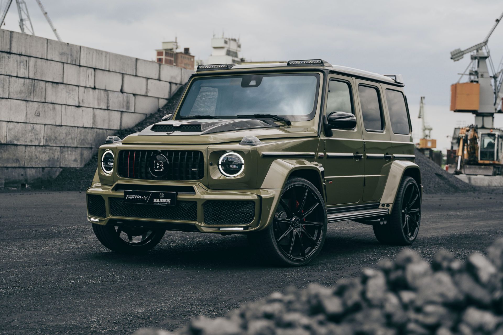 Brabus 700 Widestar Gains An Army Look Courtesy Of Fostla