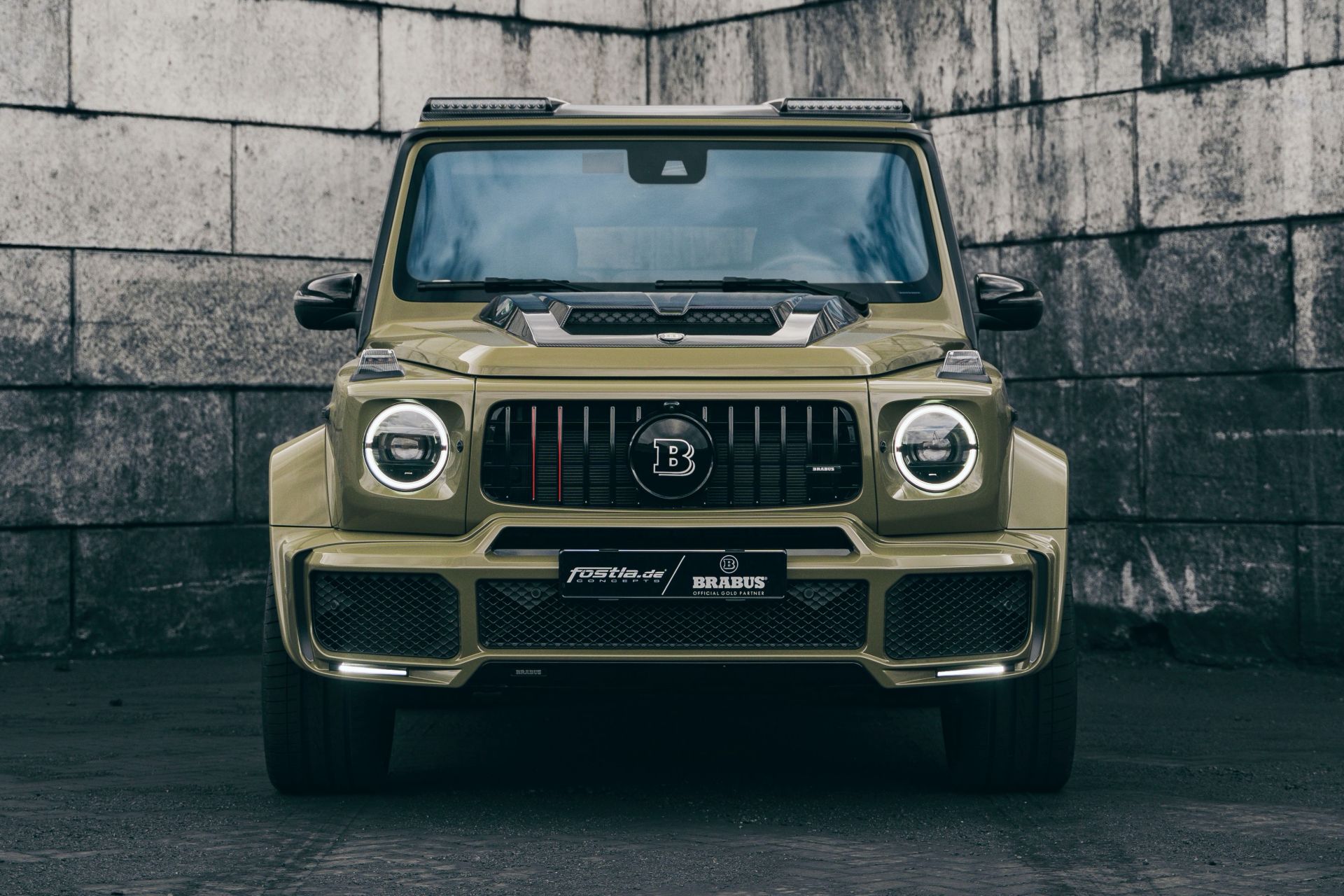 Brabus 700 Widestar Gains An Army Look Courtesy Of Fostla
