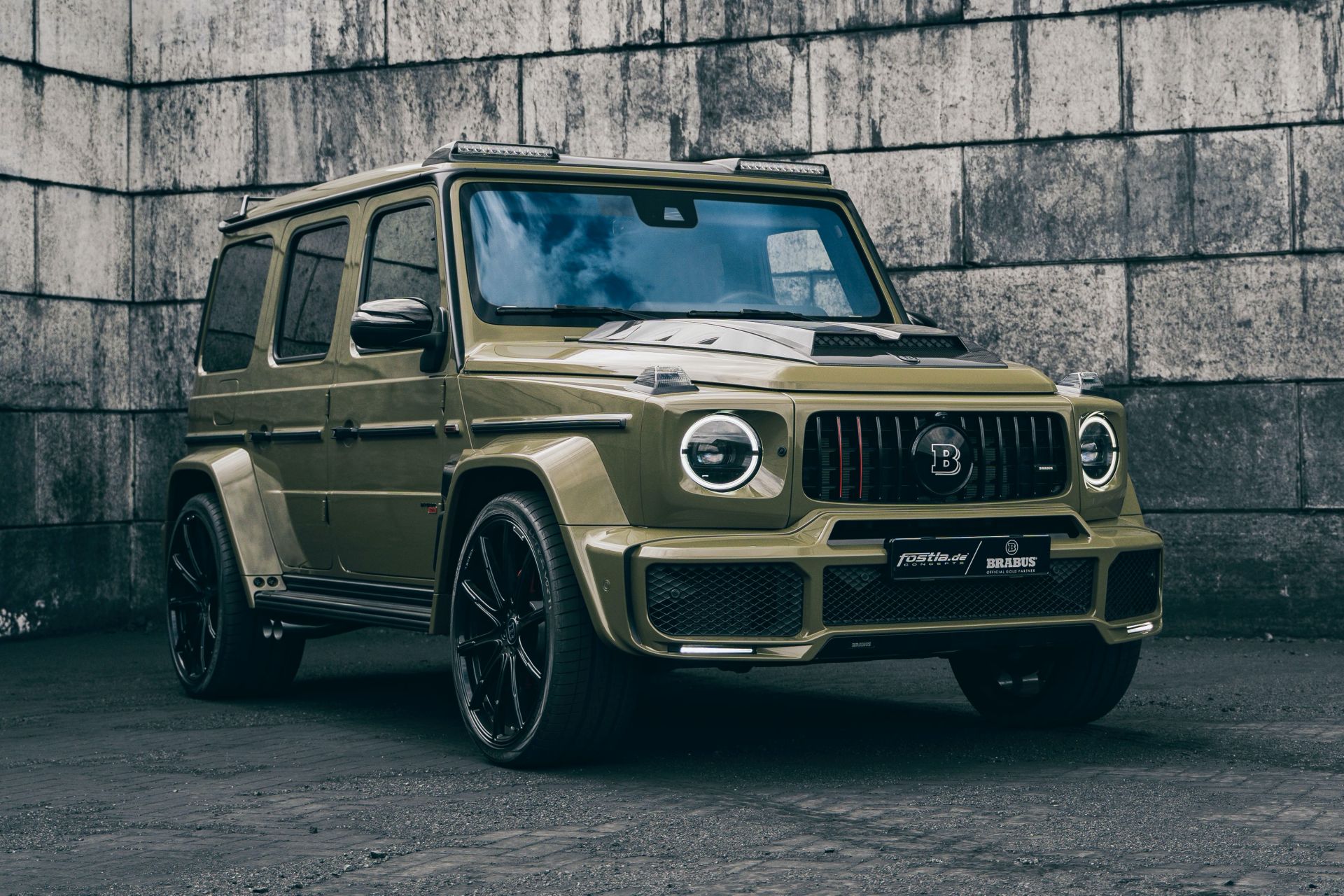 Brabus 700 Widestar Gains An Army Look Courtesy Of Fostla