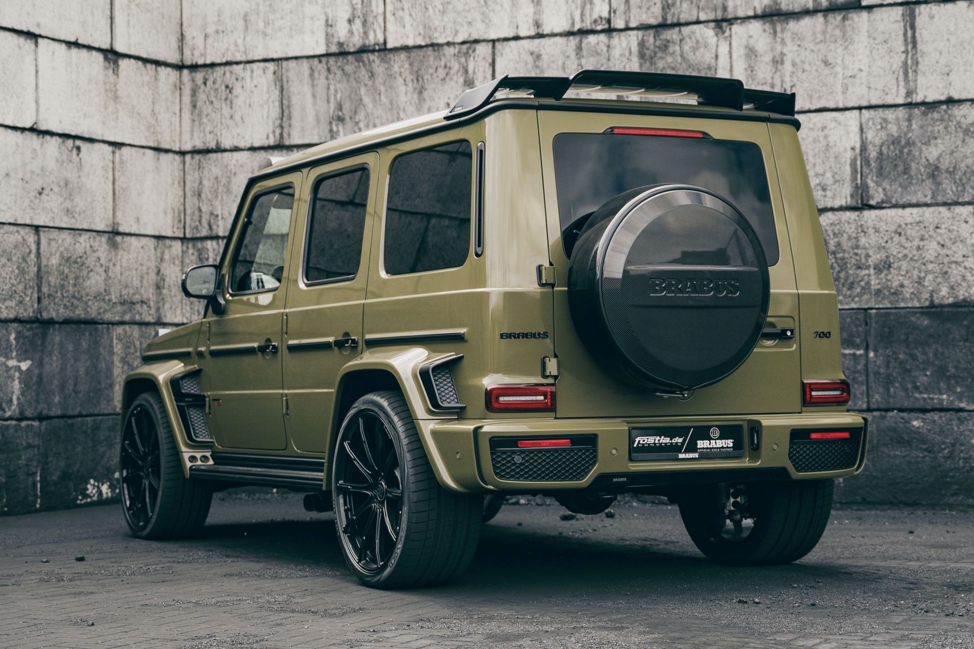 Brabus 700 Widestar Gains An Army Look Courtesy Of Fostla