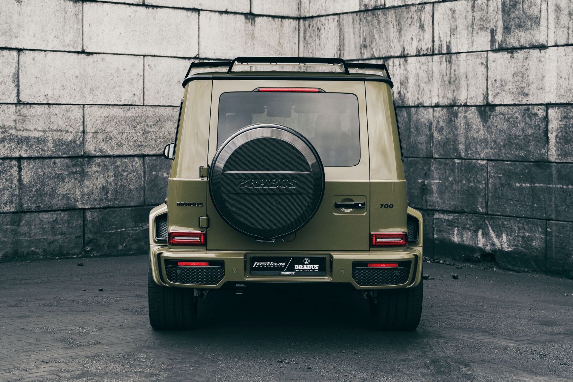 Brabus 700 Widestar Gains An Army Look Courtesy Of Fostla