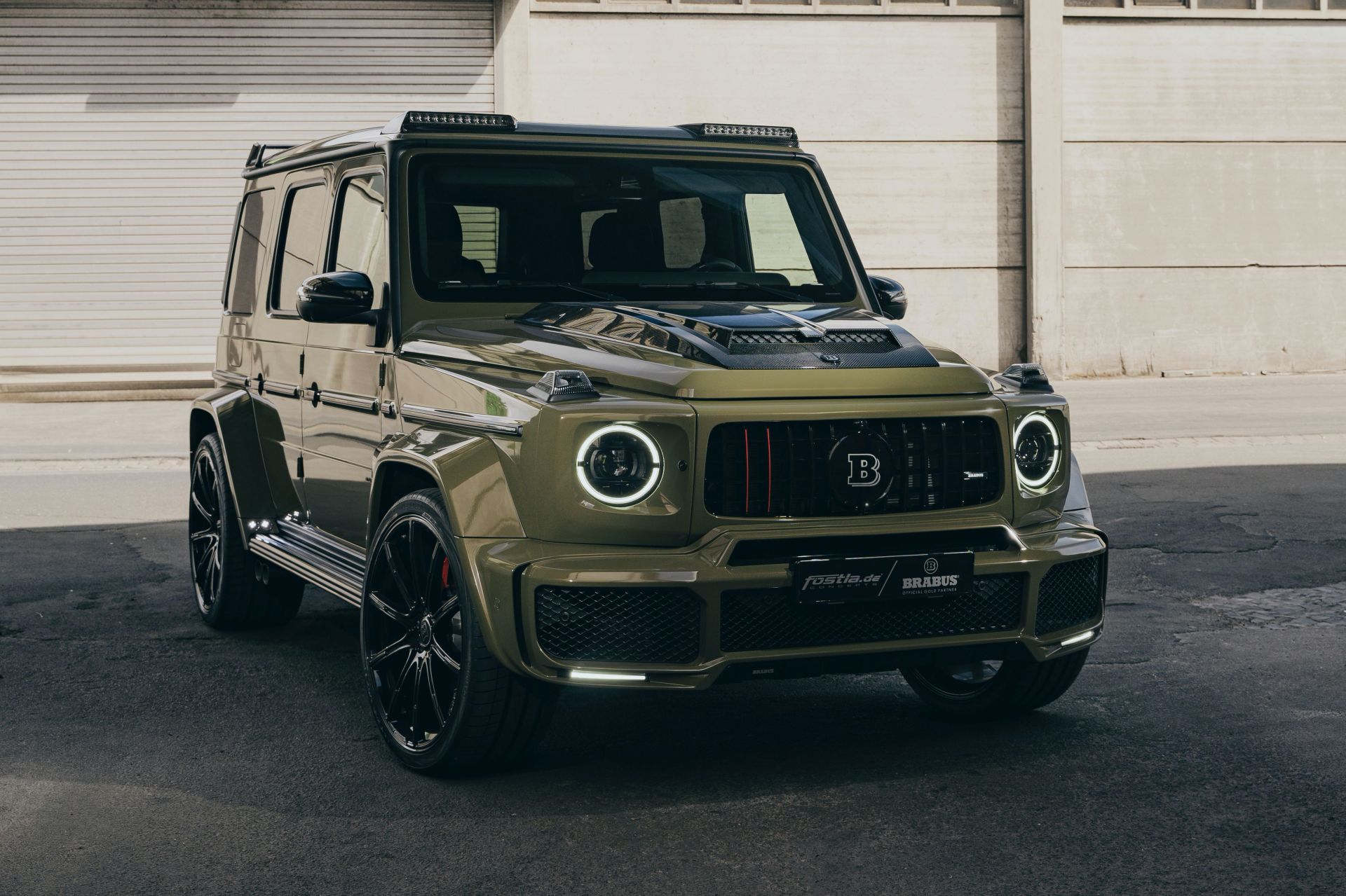 Brabus 700 Widestar Gains An Army Look Courtesy Of Fostla