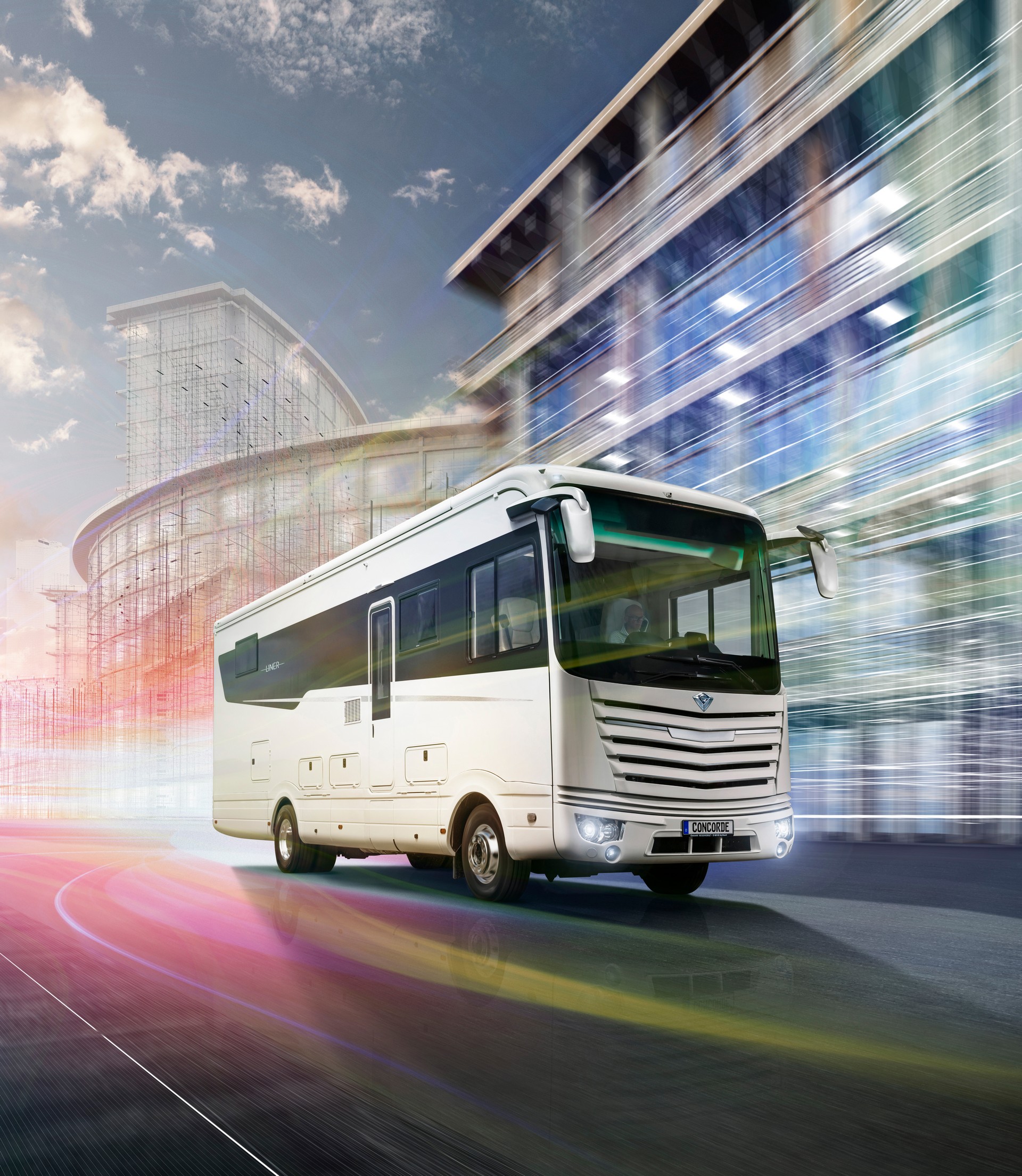 Leave The Toy Hauler At Home And Go Glamping In This Luxury Motorhome With A Built-In Garage