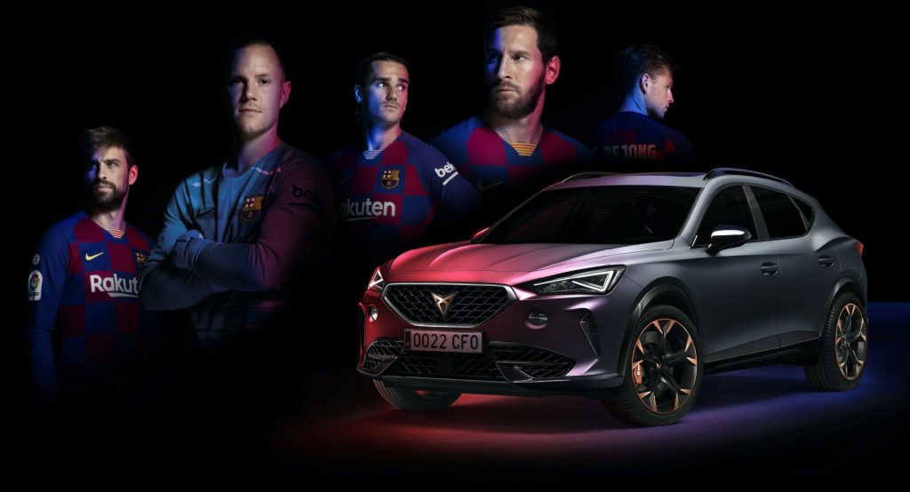  Cupra Formentor Becomes The First-Ever Official Car Of FC Barcelona