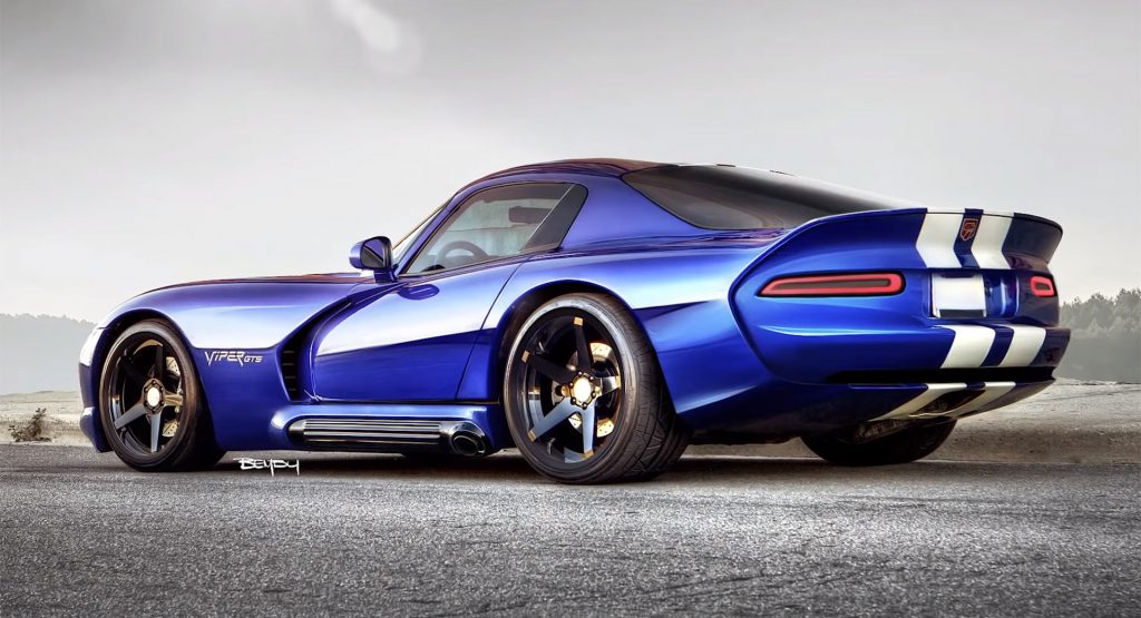  Here’s A Take On A Resurrected Dodge Viper With A Retro Vibe