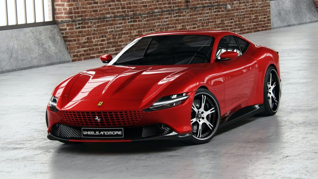 Ferrari Roma Restyling Tuner Dials Up Ferrari Roma To 690 HP, Throws In Custom Wheels Too ...