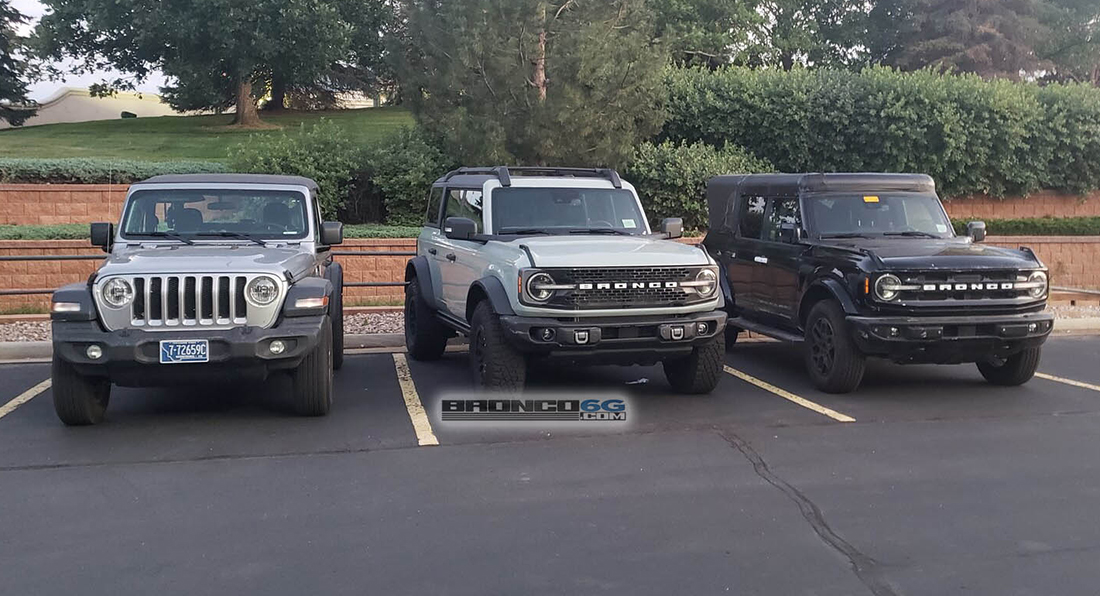 2021 Ford Bronco With Sasquatch Pack Makes Jeep Wrangler Seem Small |  Carscoops