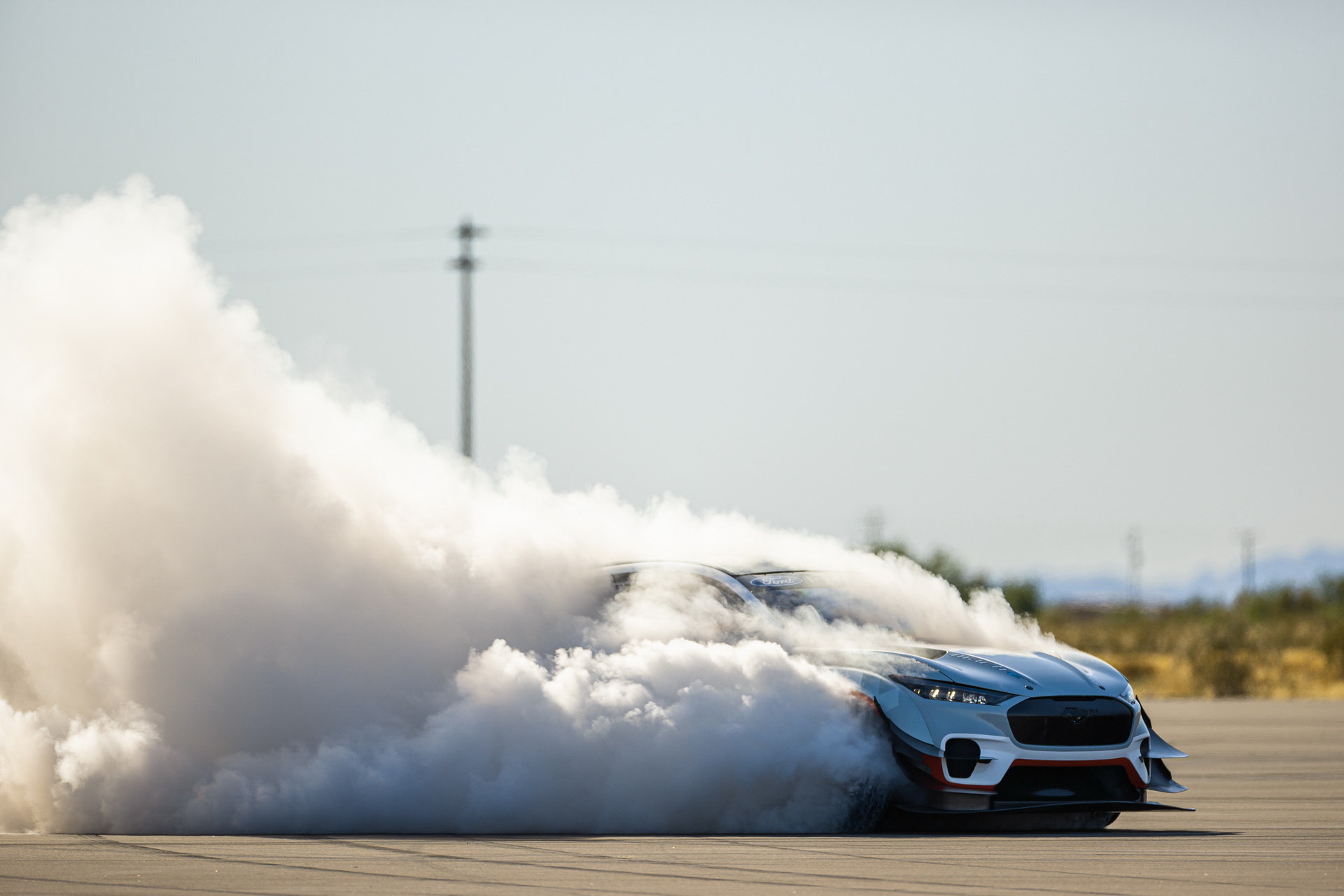 Ford’s Wild Mustang Mach-E Prototype Racer Comes With Seven Motors, 1400 HP
