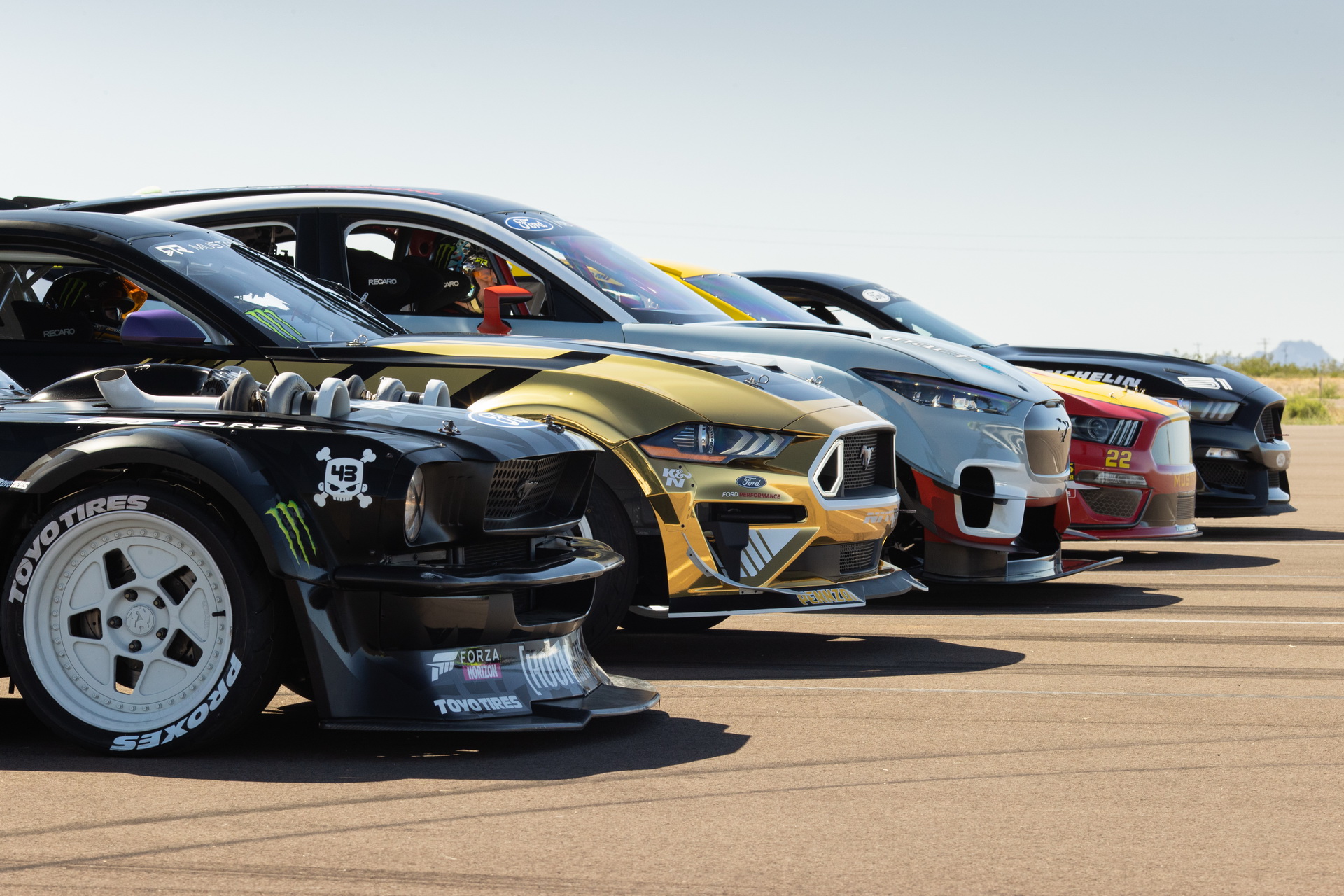 Ford’s Wild Mustang Mach-E Prototype Racer Comes With Seven Motors, 1400 HP