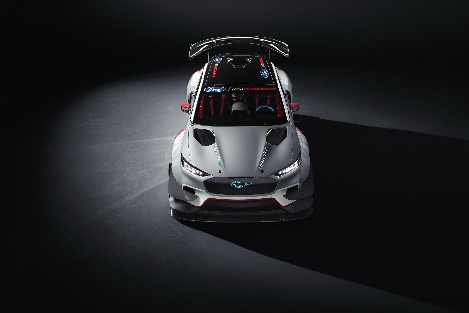 Ford’s Wild Mustang Mach-E Prototype Racer Comes With Seven Motors, 1400 HP