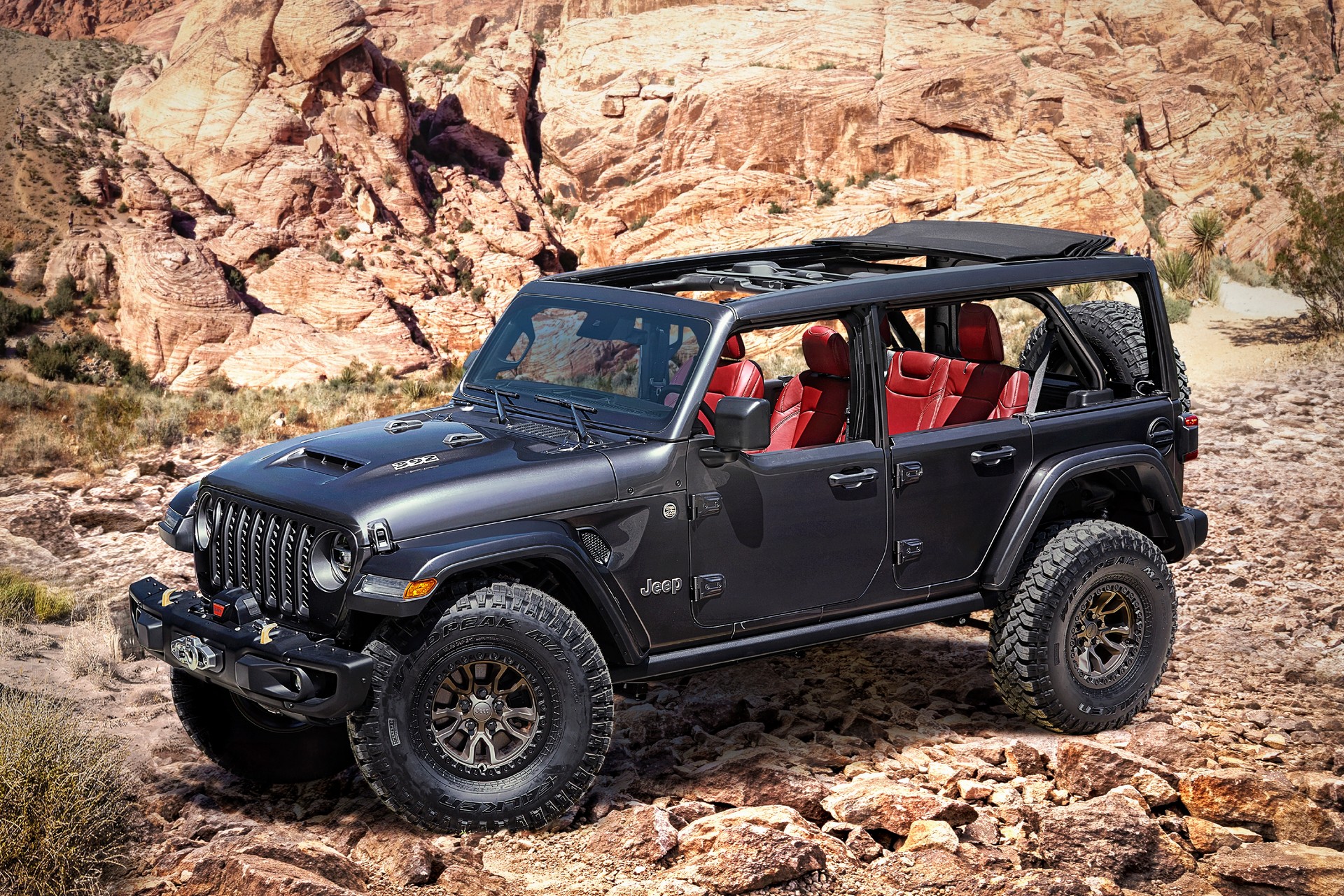 Jeep Tries To Steal Ford Bronco's Thunder With 450 HP Wrangler Rubicon 392  Concept | Carscoops