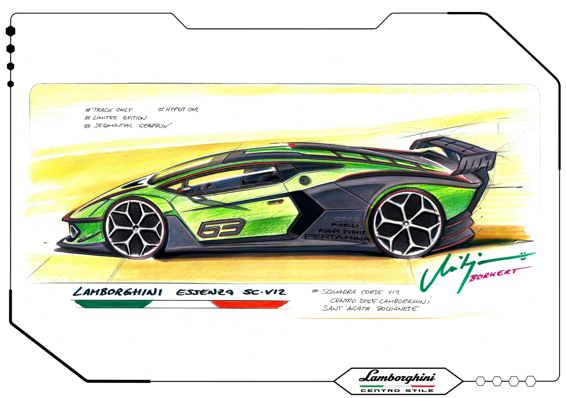 New Lamborghini Essenza SCV12 Is A Limited Edition Toy You Can Only Play With On The Track
