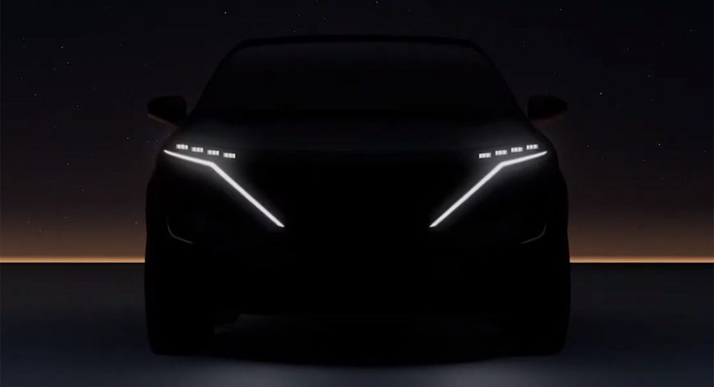  Nissan Drops A More Revealing Teaser Of 2021 Ariya Electric Crossover