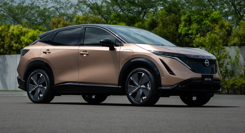  2022 Nissan Ariya EV Retains Concept Looks, Offers Up To 389 HP And 380 Miles Range
