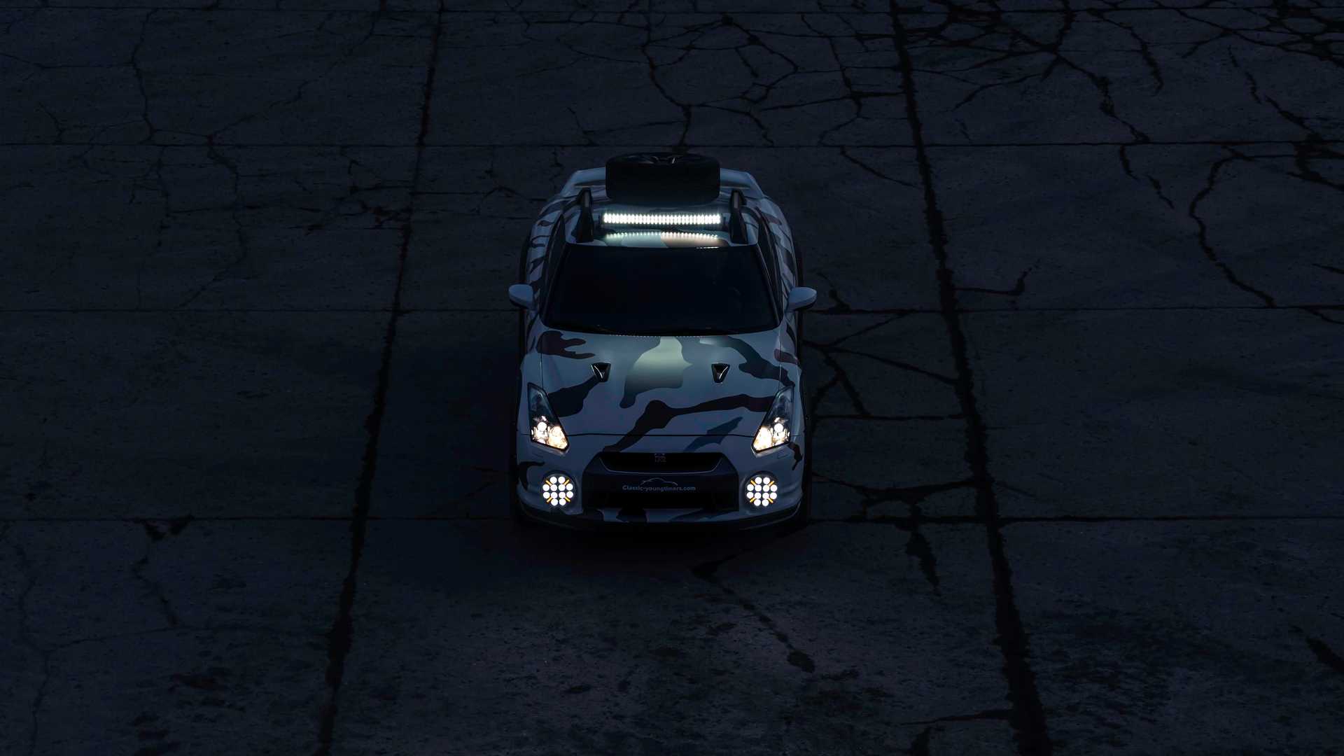 Jacked-Up, 600 HP Nissan GT-R Makes For Quite A Nice Off-Roader