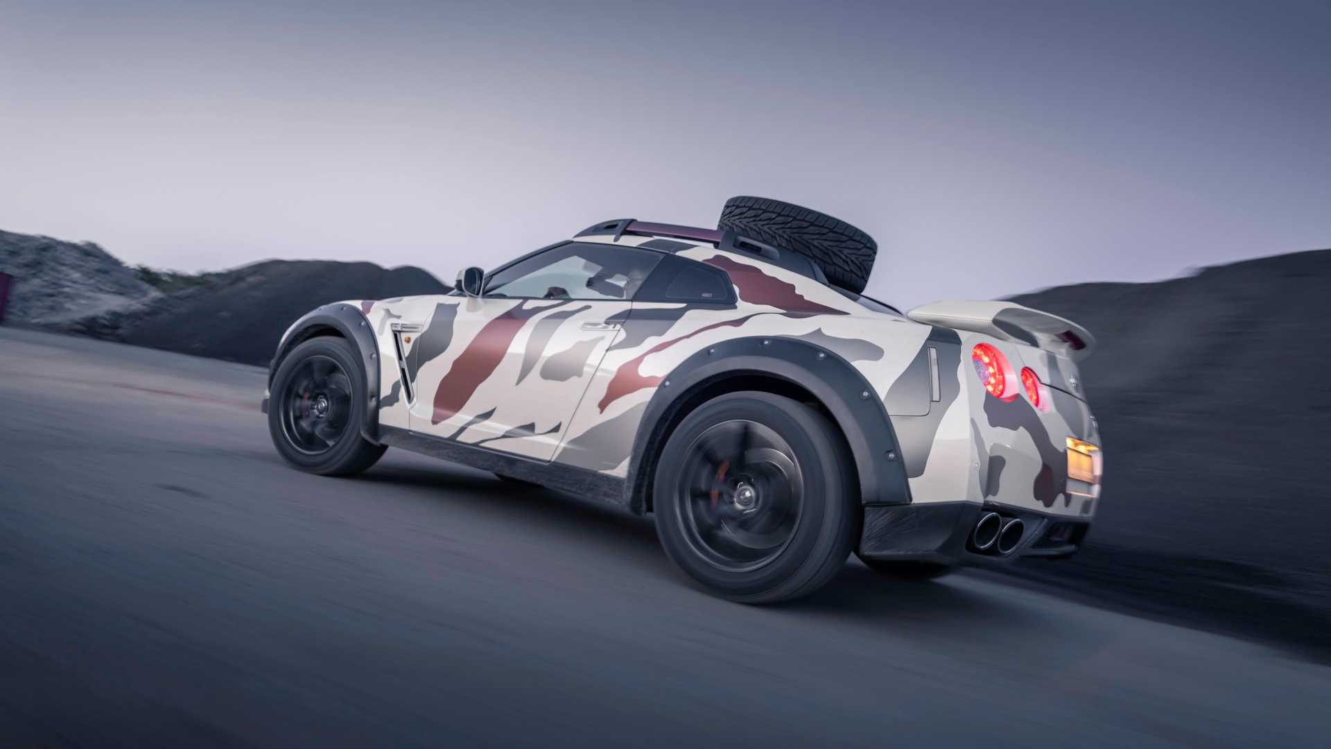Jacked-Up, 600 HP Nissan GT-R Makes For Quite A Nice Off-Roader