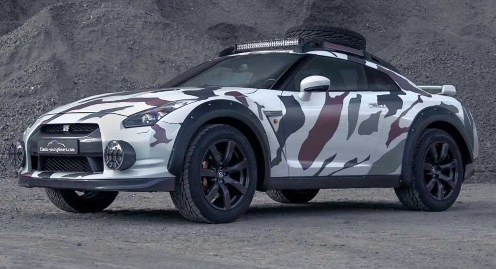  Jacked-Up, 600 HP Nissan GT-R Makes For Quite A Nice Off-Roader