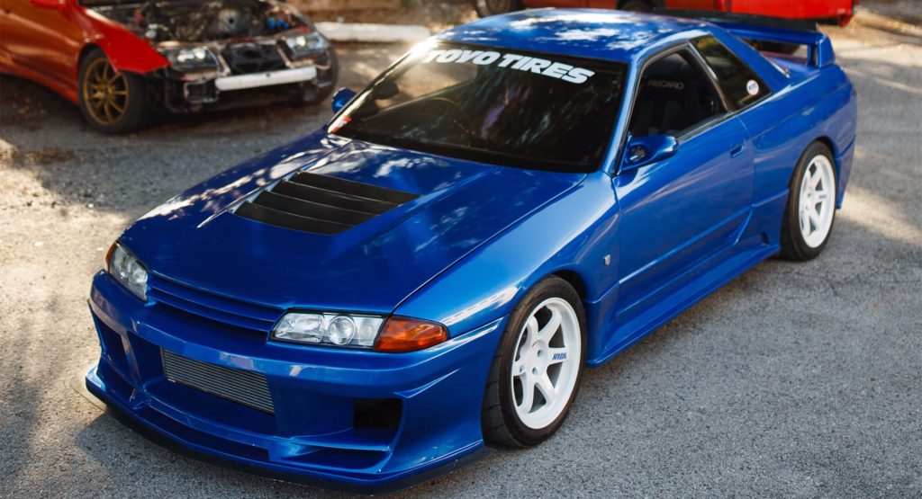  Tuned Bayside Blue Nissan R32 GT-R Puts Out 550 WHP